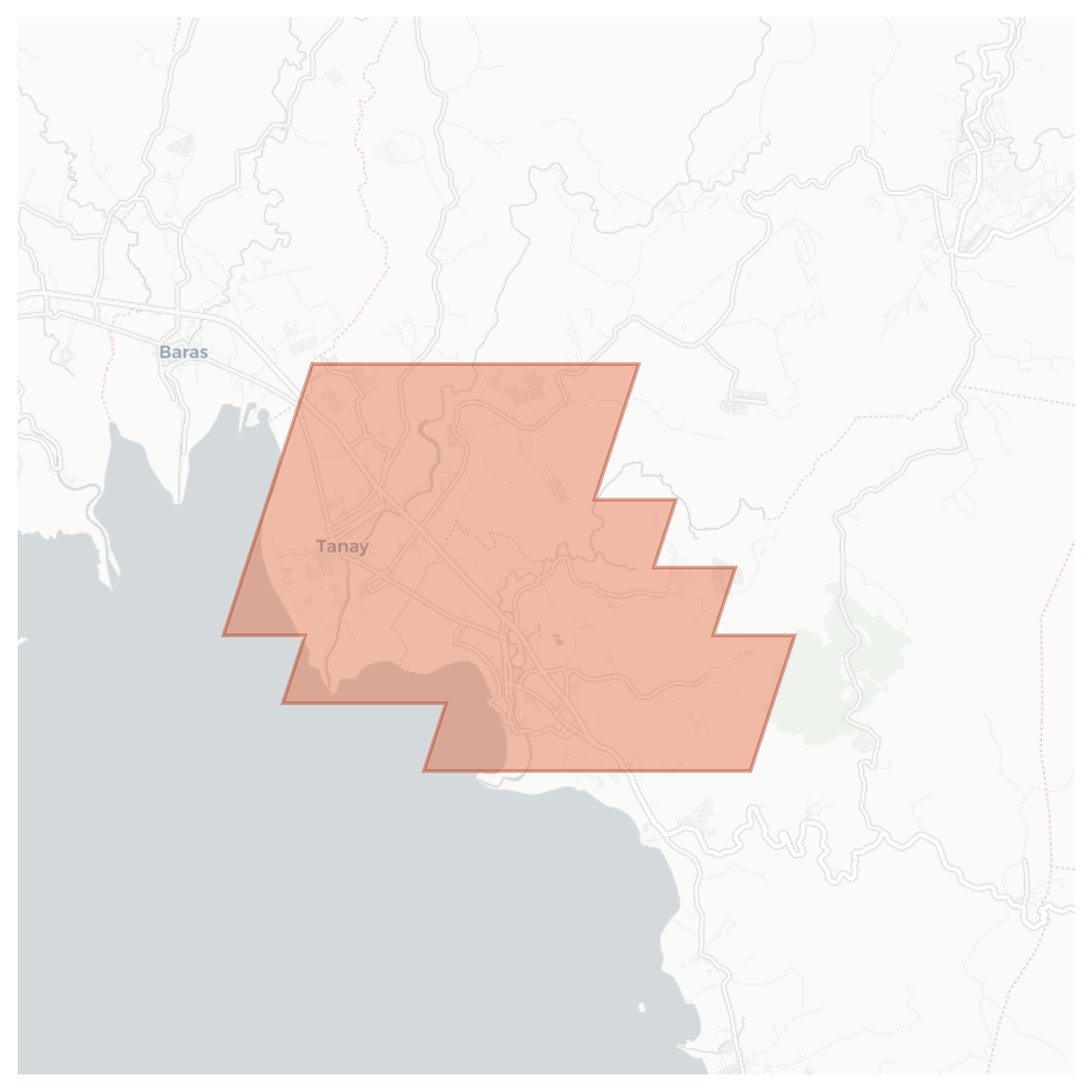 Tanay geographic map