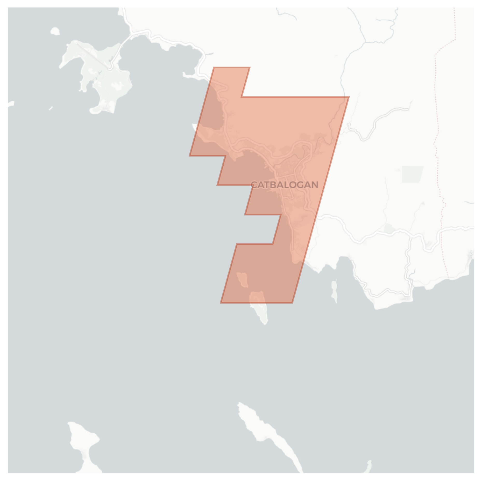Catbalogan geographic map