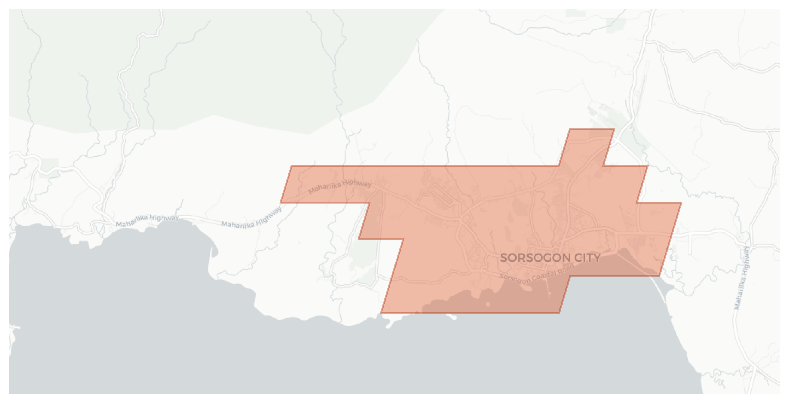 Sorsogon City geographic map