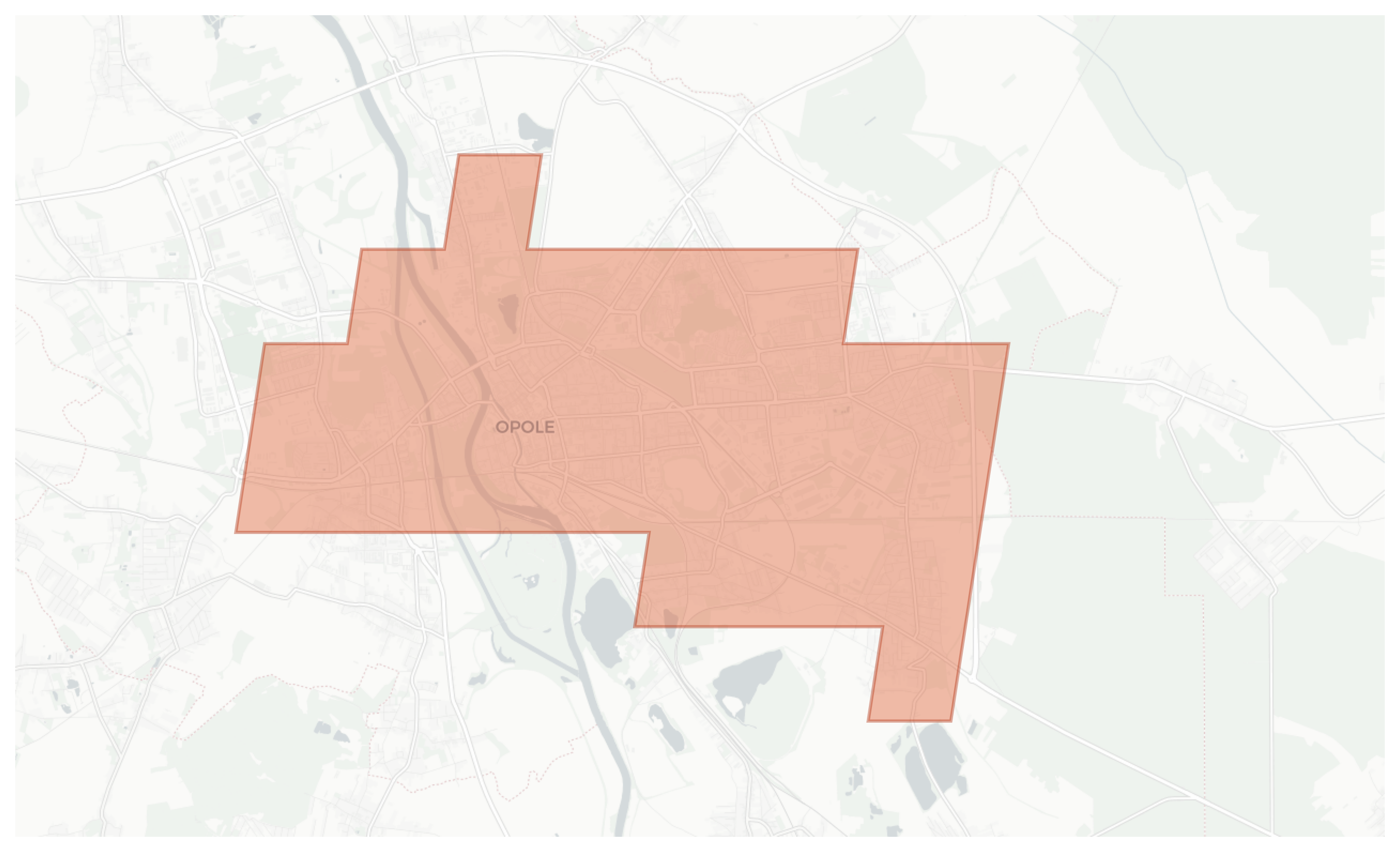 Opole geographic map