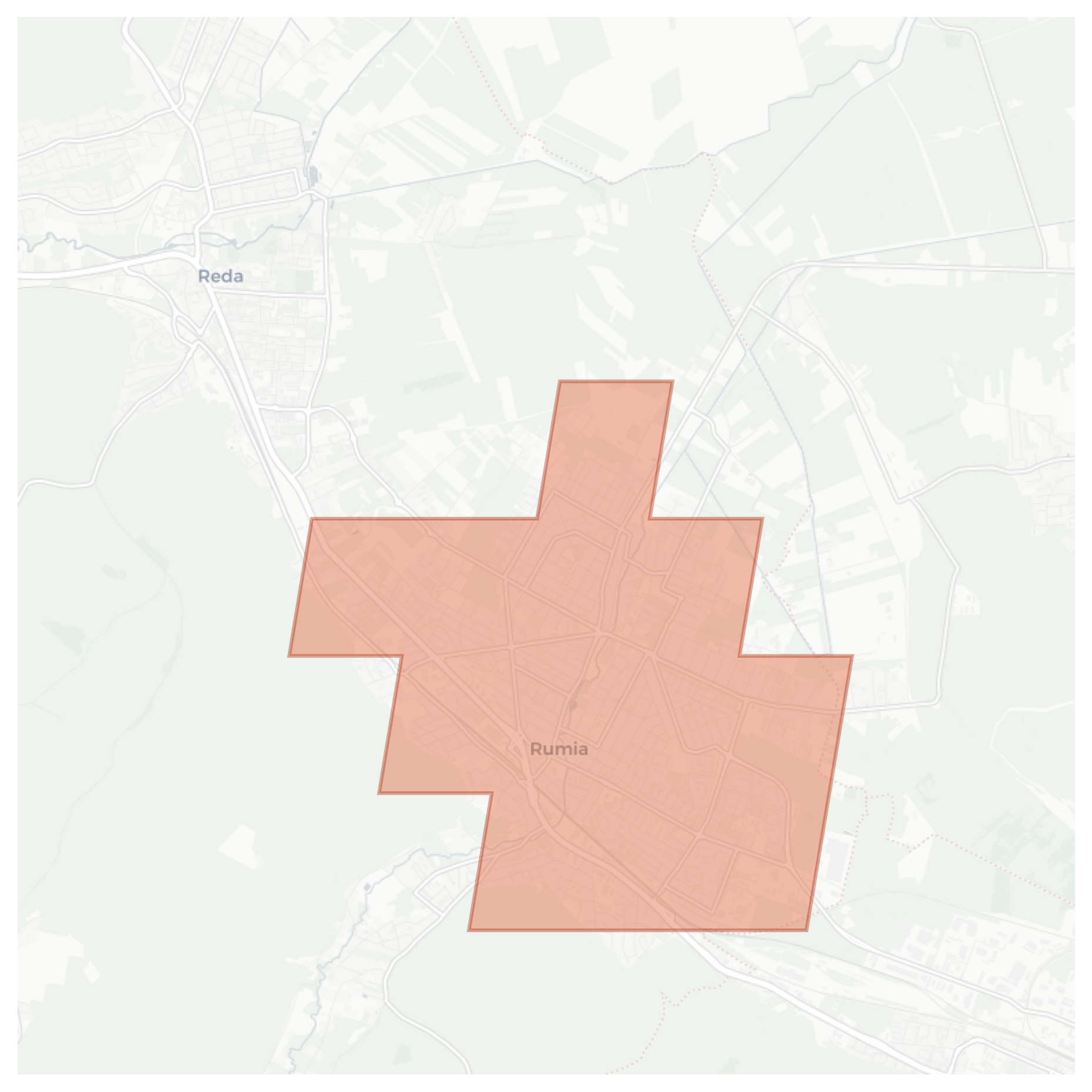 Rumia geographic map