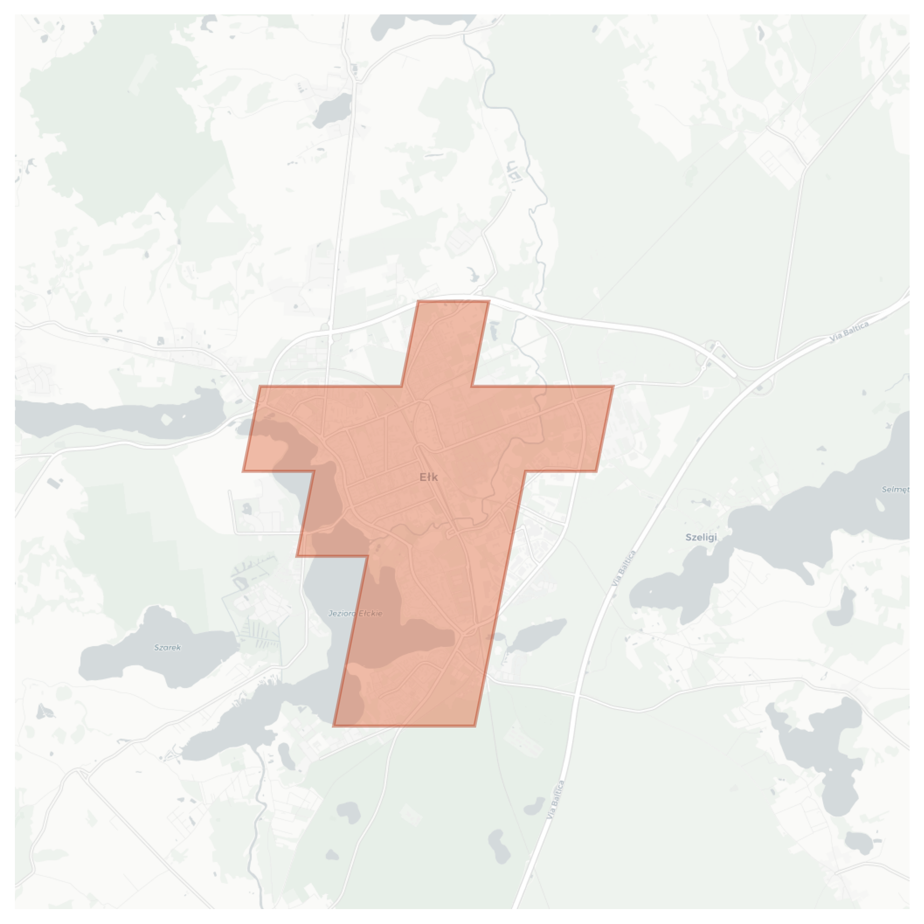 Elk geographic map