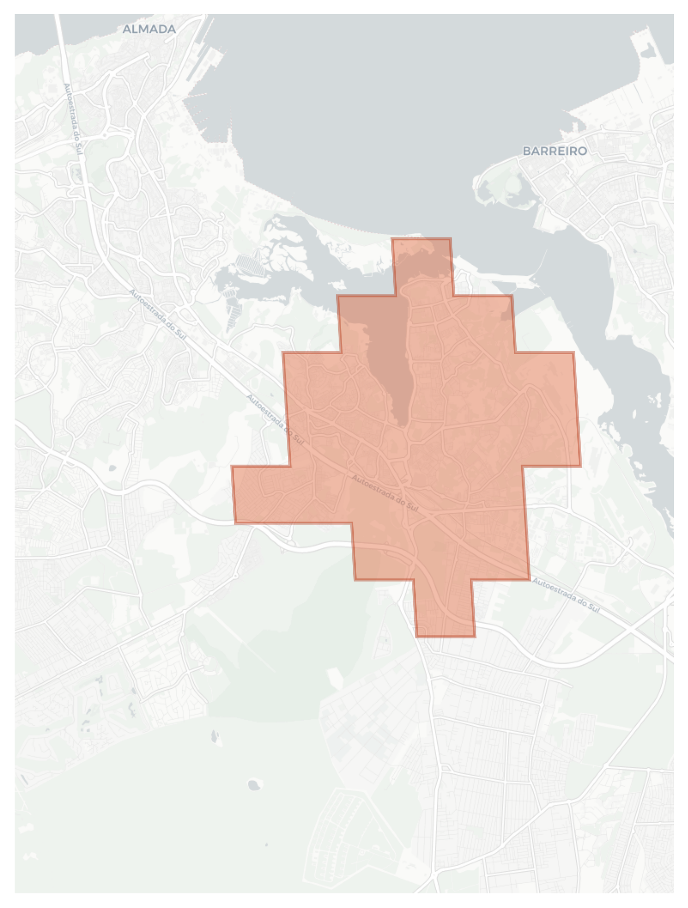 Amora geographic map
