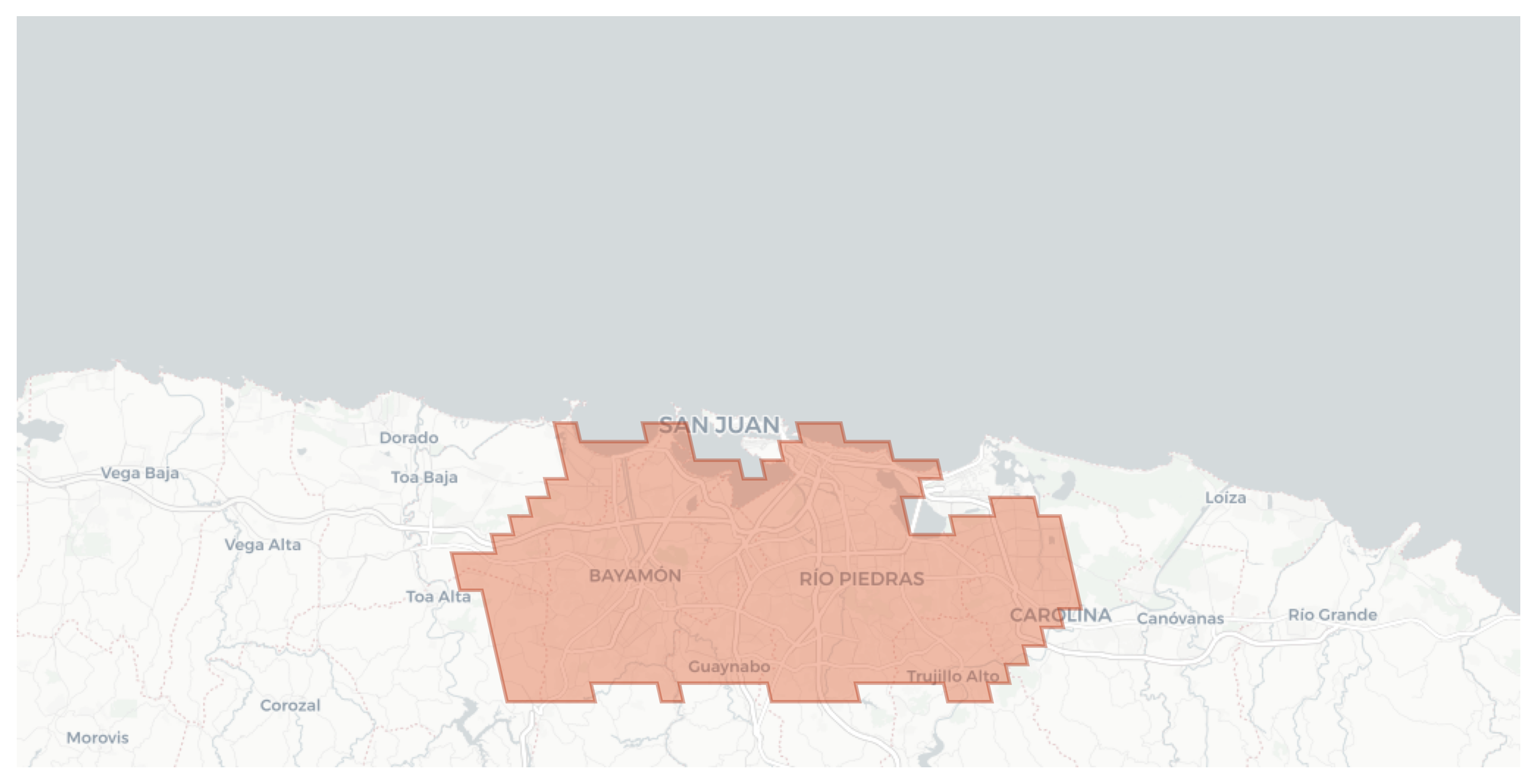 Bayamón [San Juan] geographic map