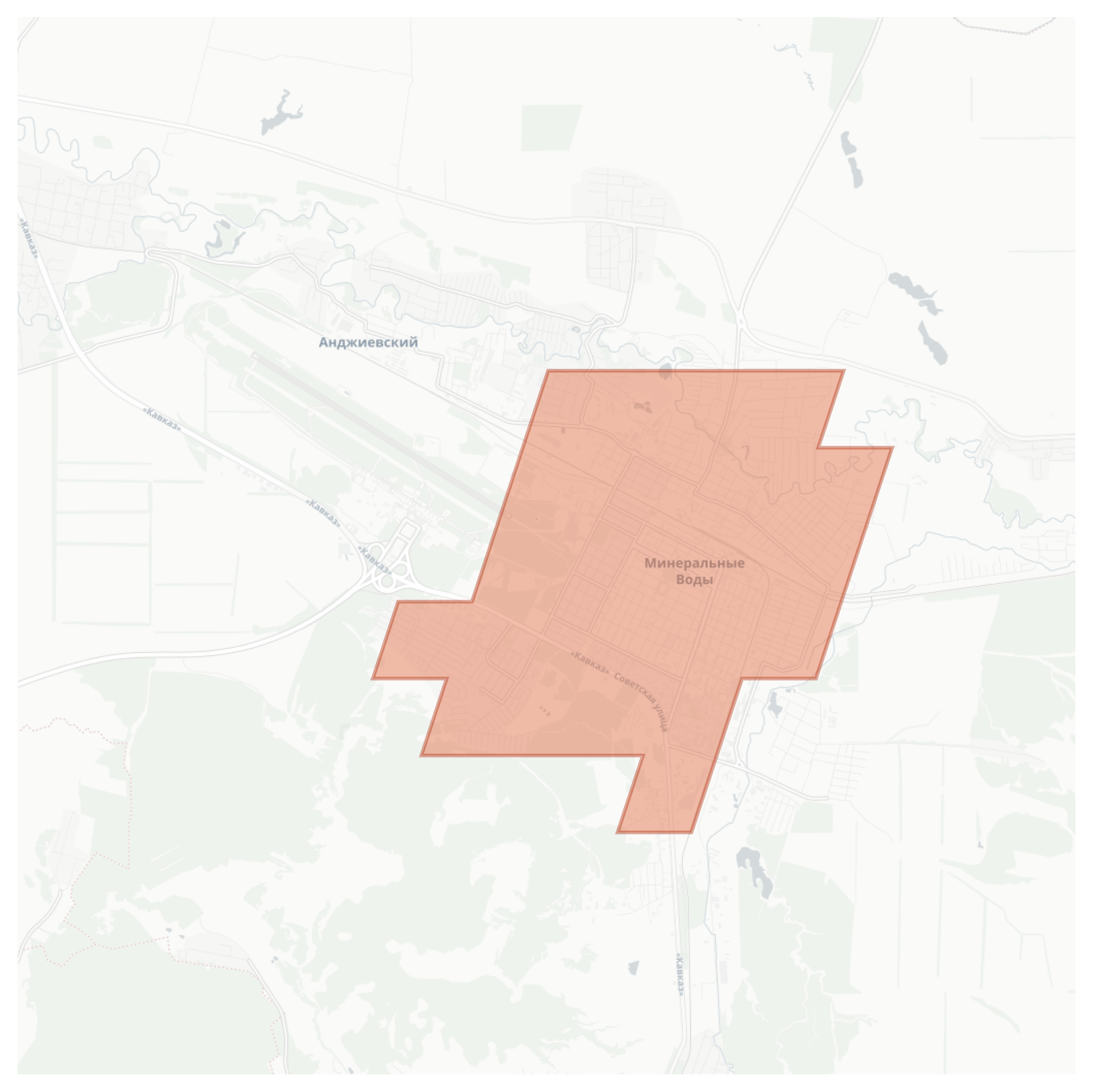 Mineralnye Vody geographic map