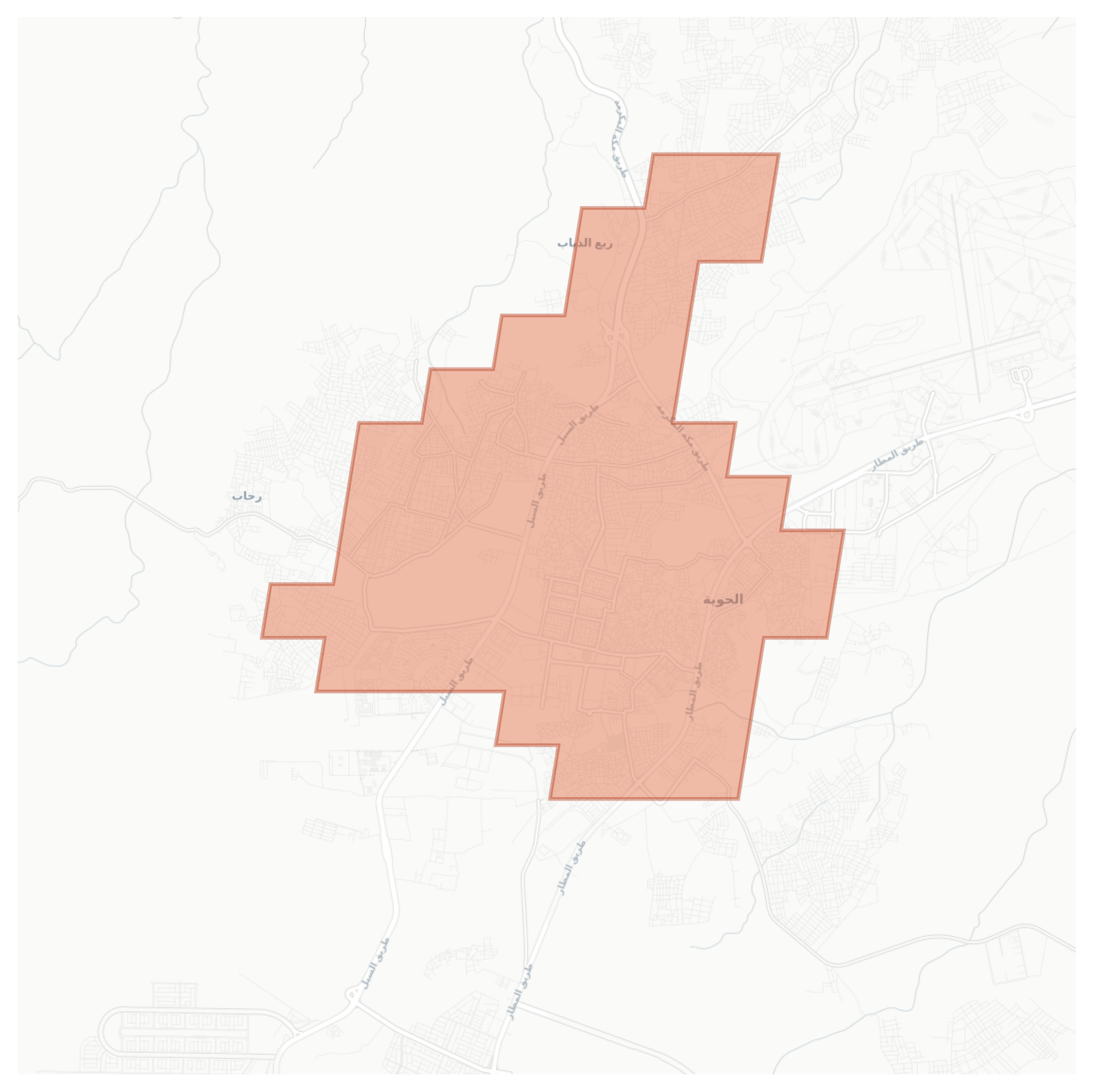 Al Hawiyah geographic map