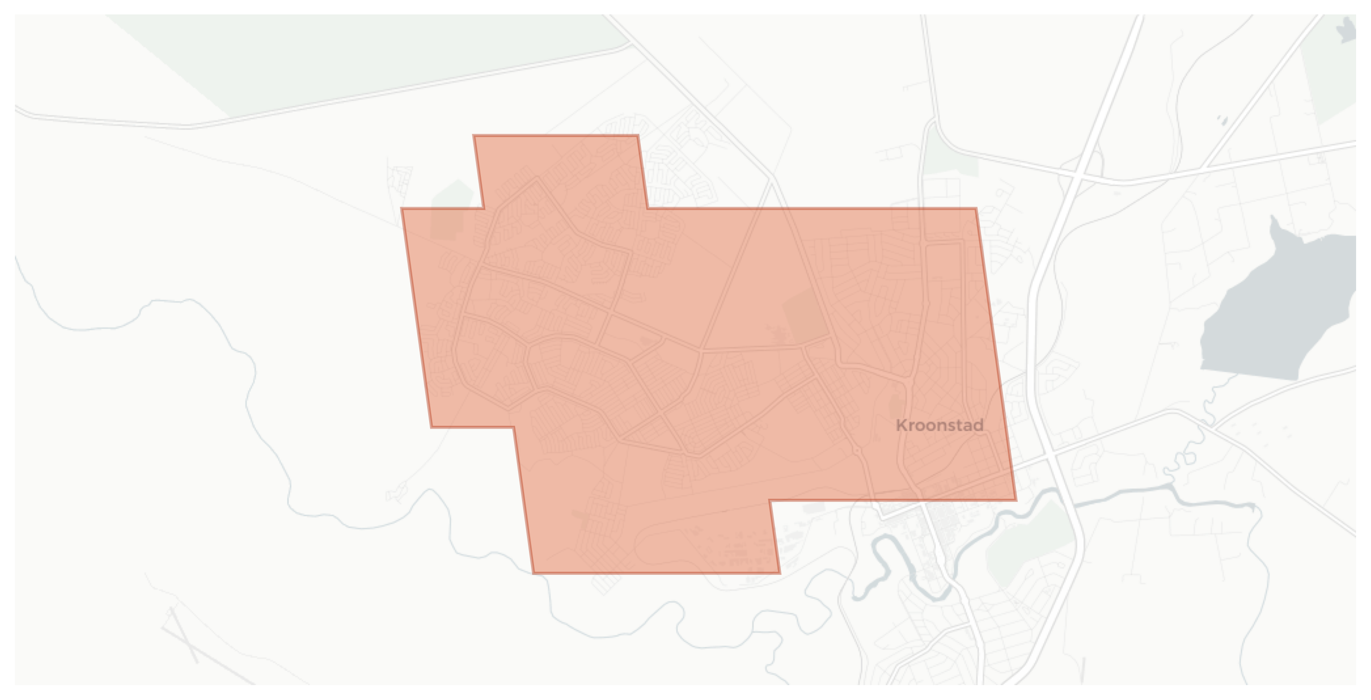 Kroonstad geographic map