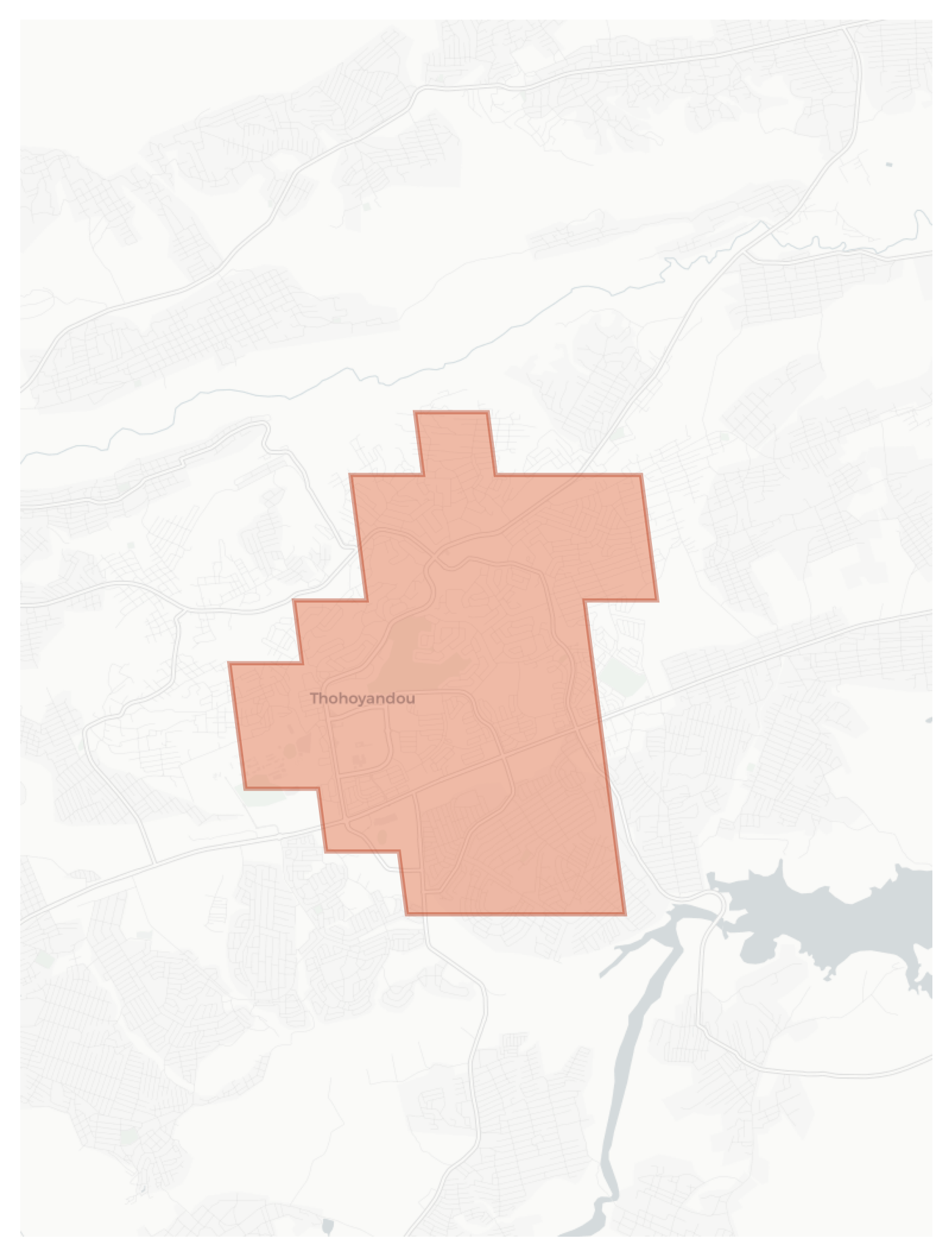 Thohoyandou geographic map