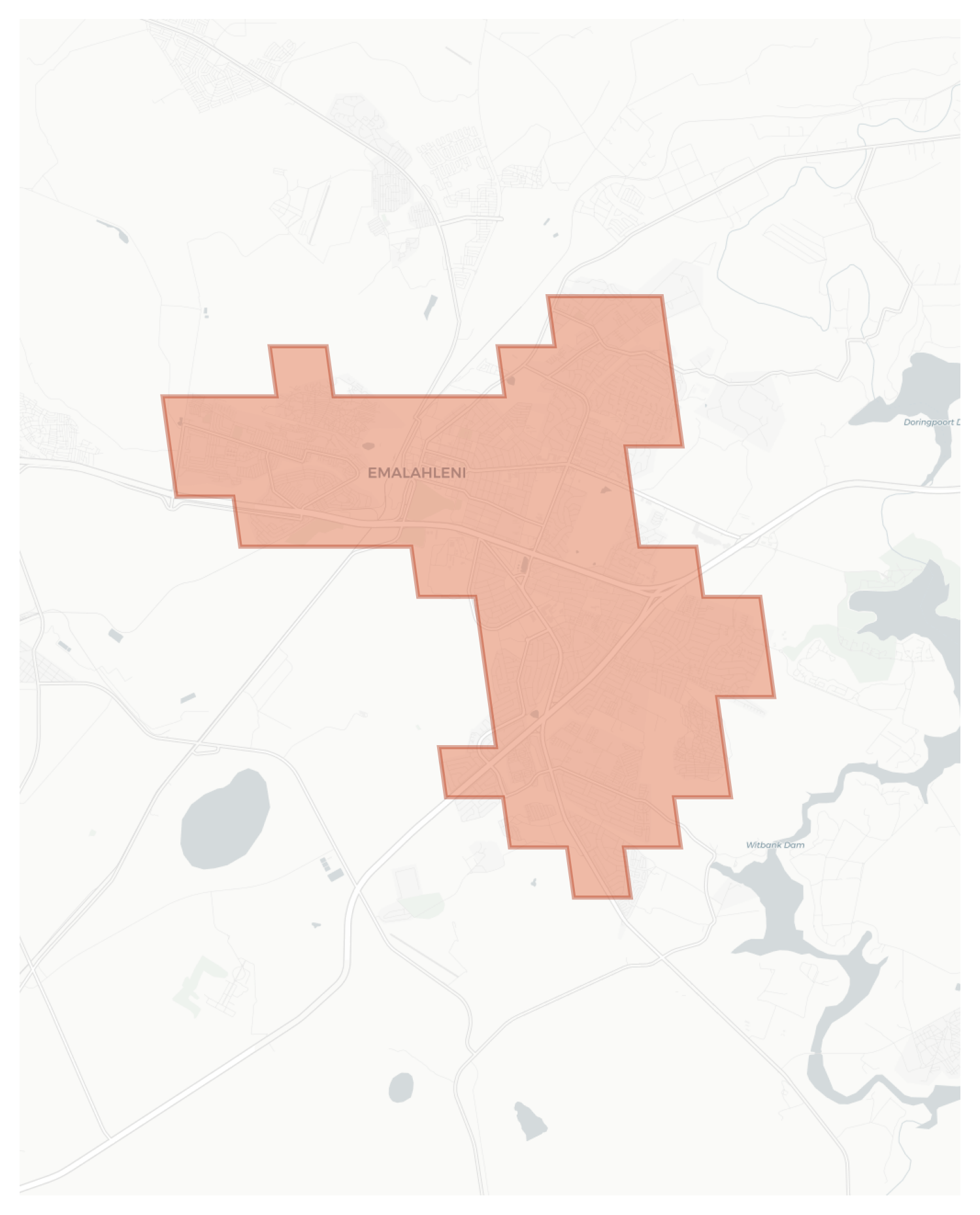 eMalahleni geographic map