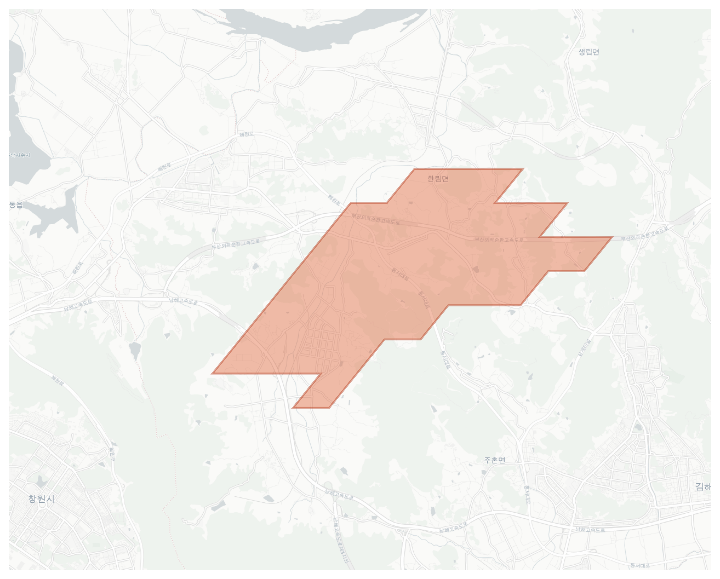 Hallim-myeon geographic map