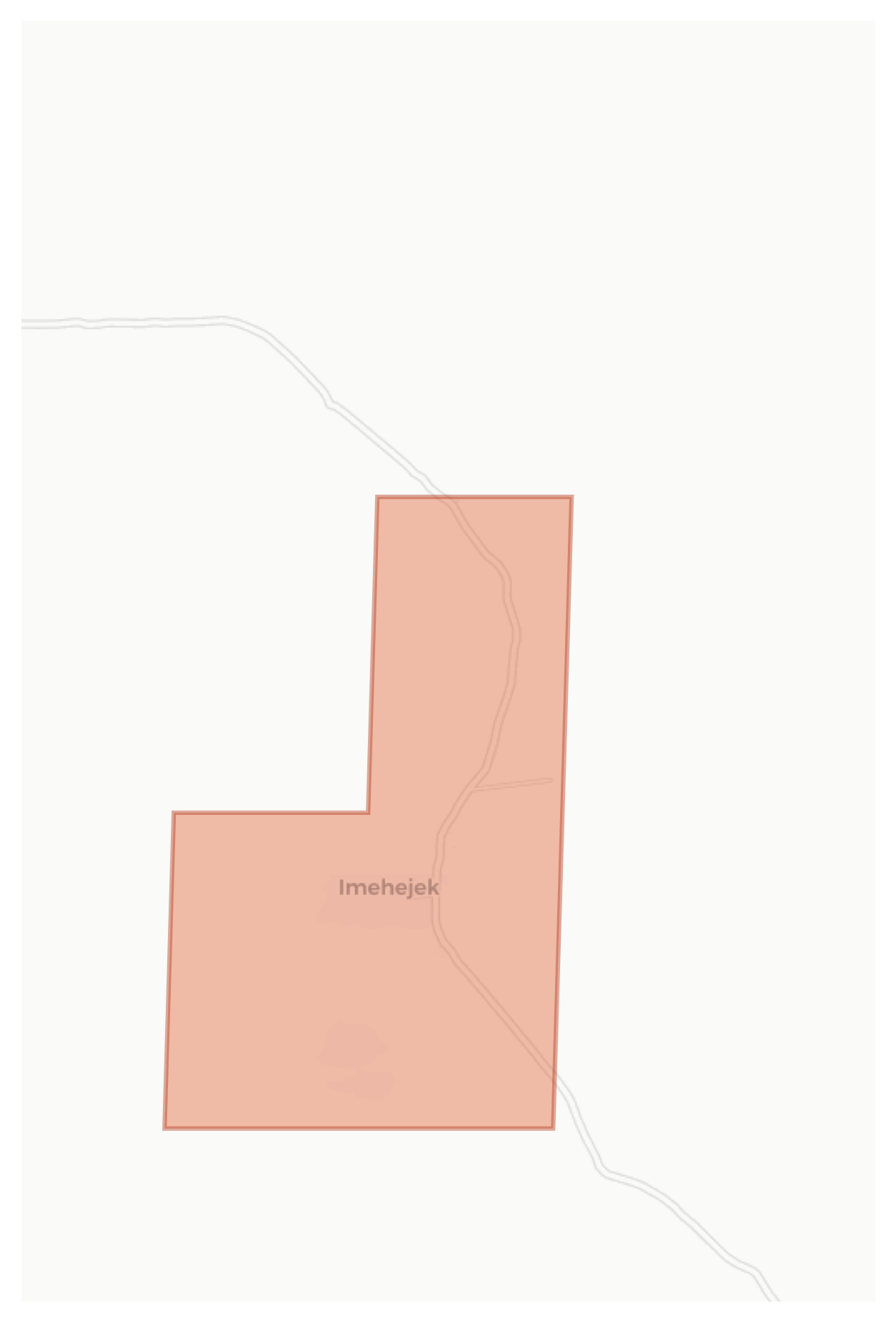 Imehejek geographic map