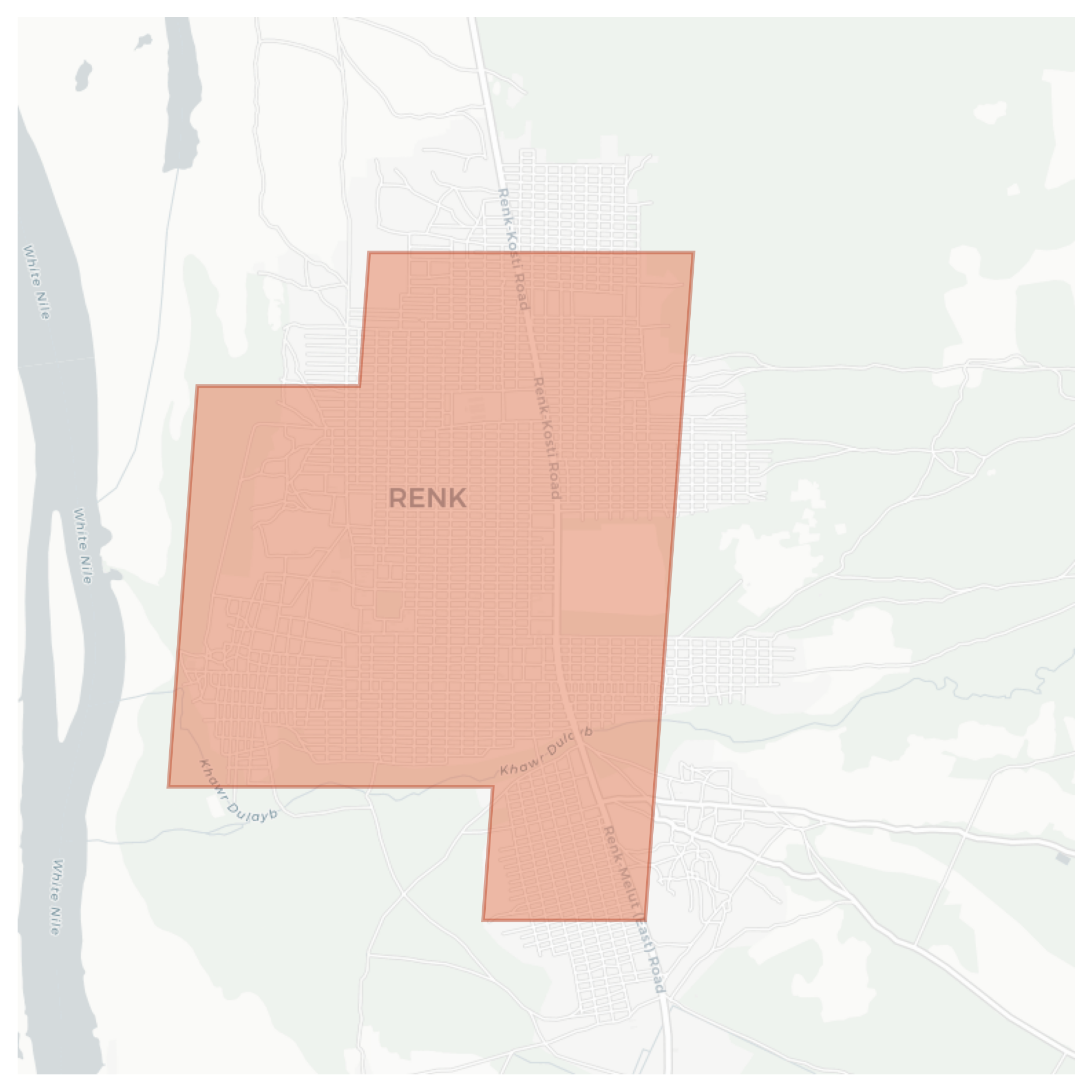 Renk geographic map