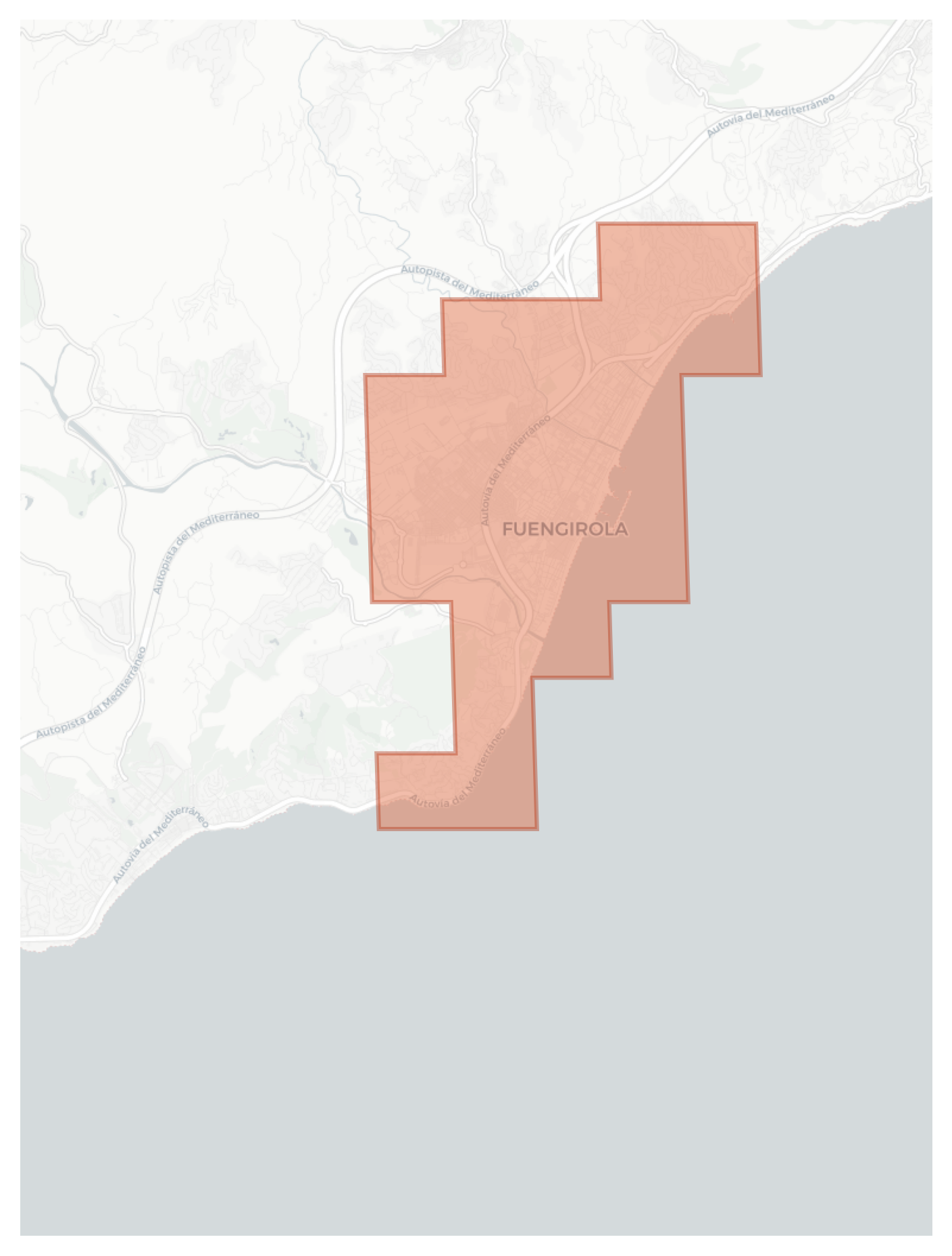 Fuengirola geographic map