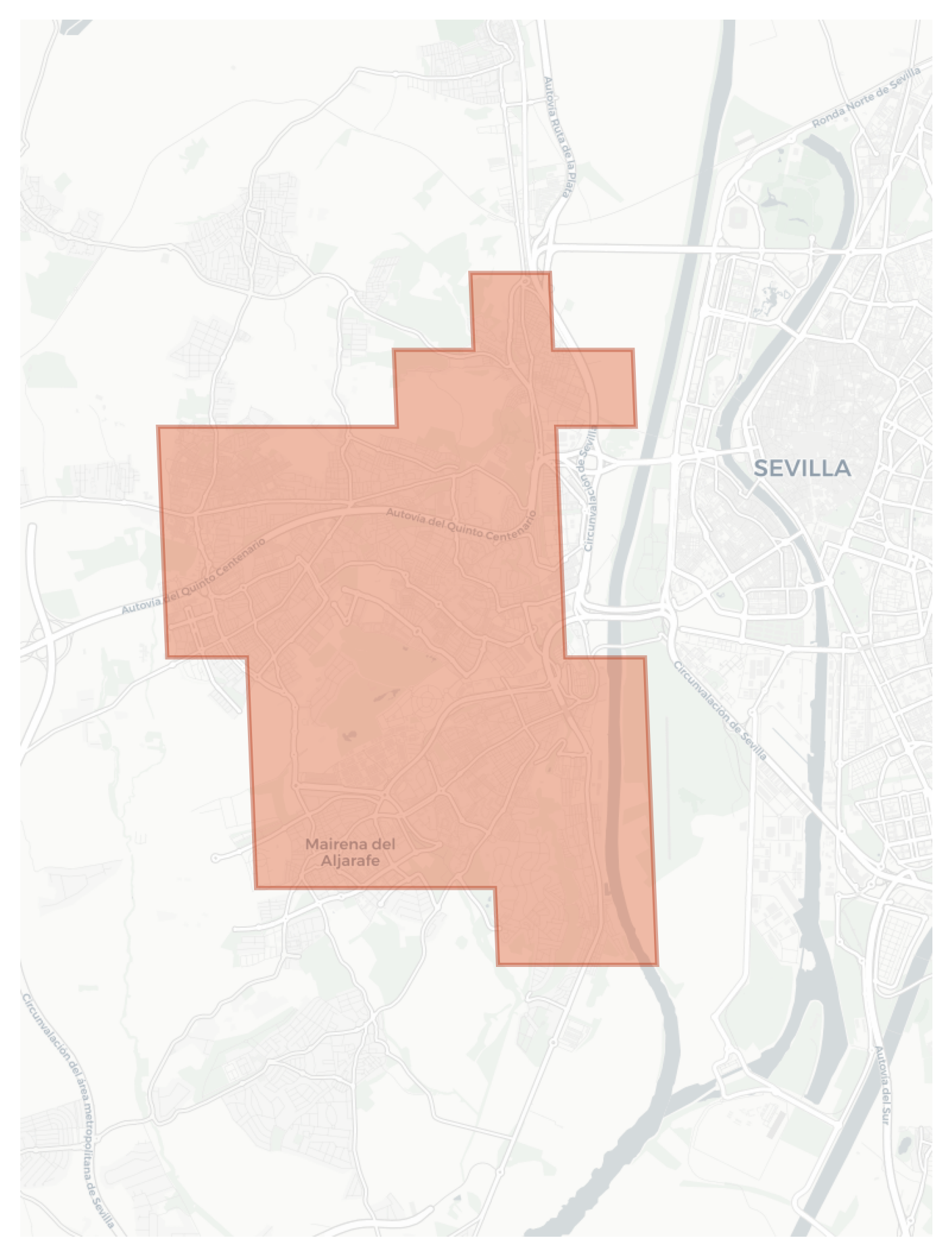 Mairena del Aljarafe geographic map