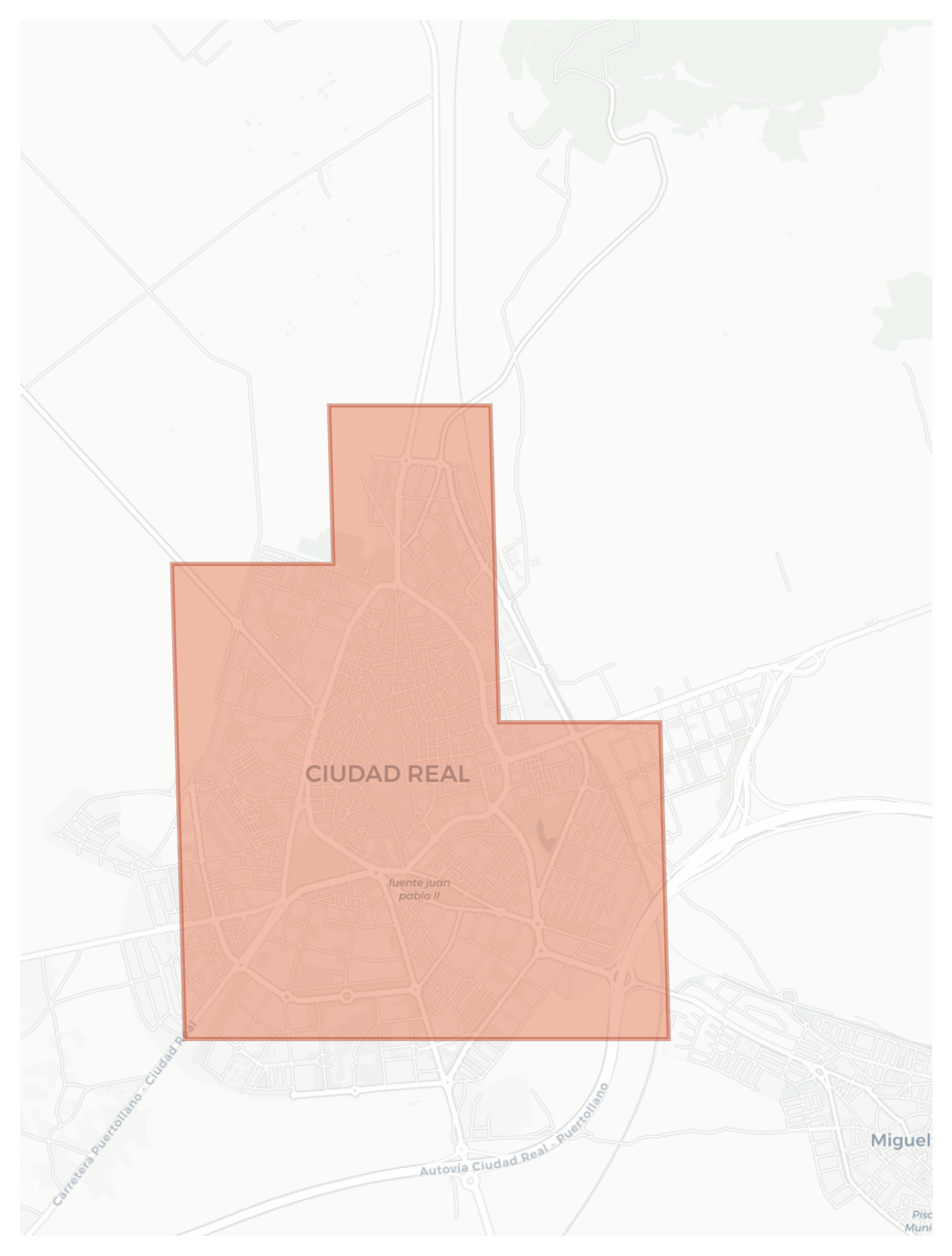 Ciudad Real geographic map