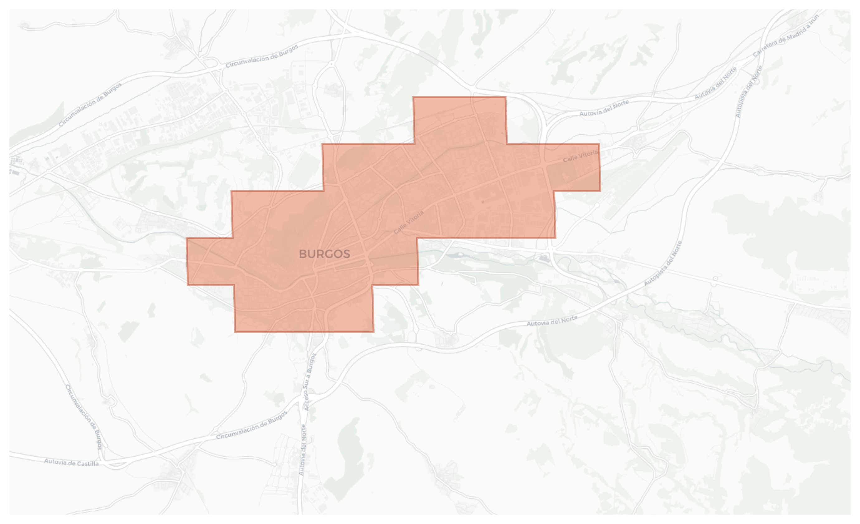 Burgos geographic map