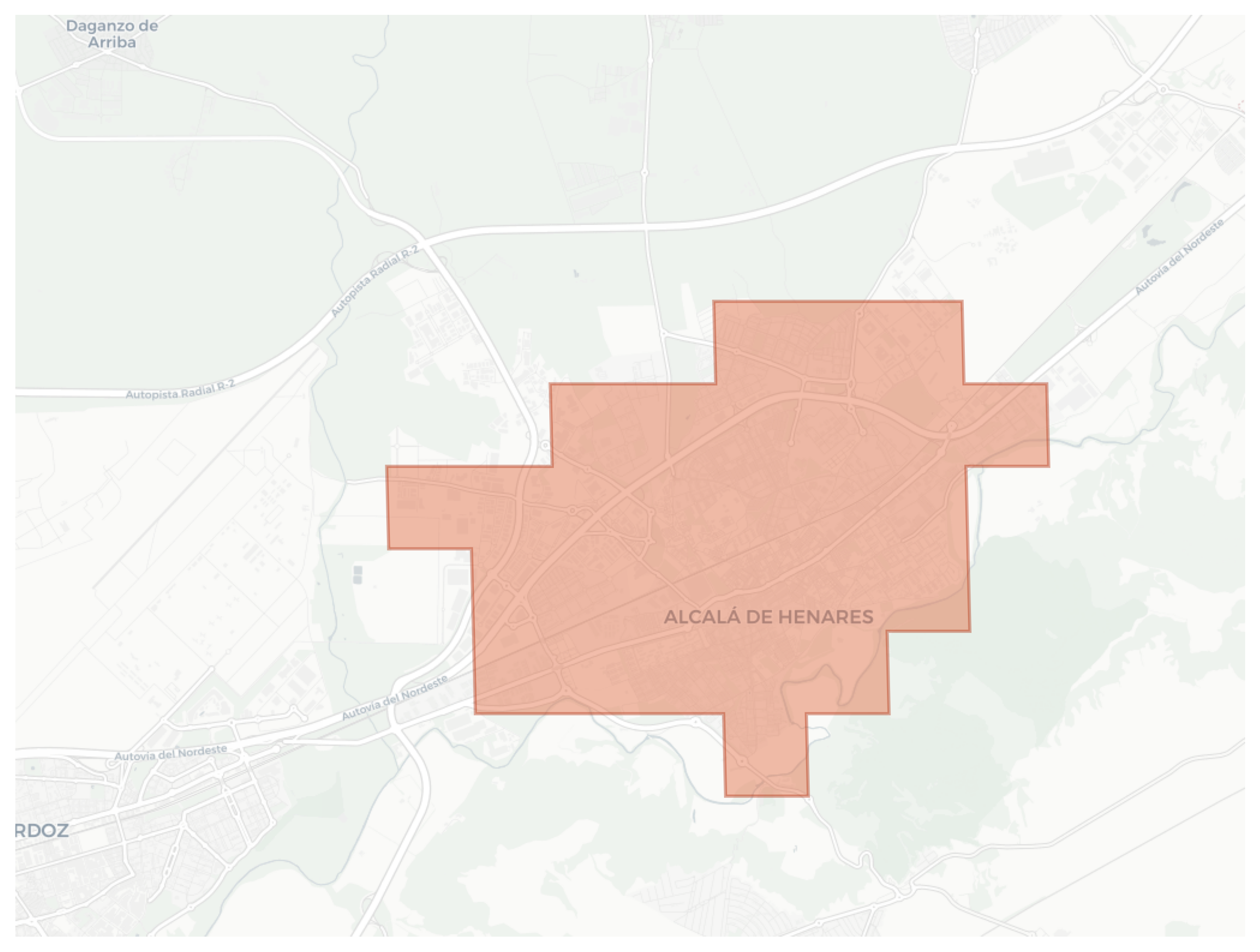 Alcalá de Henares geographic map