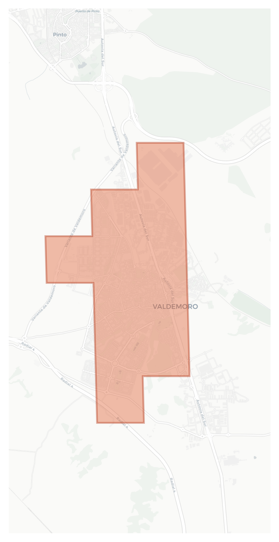 Valdemoro geographic map
