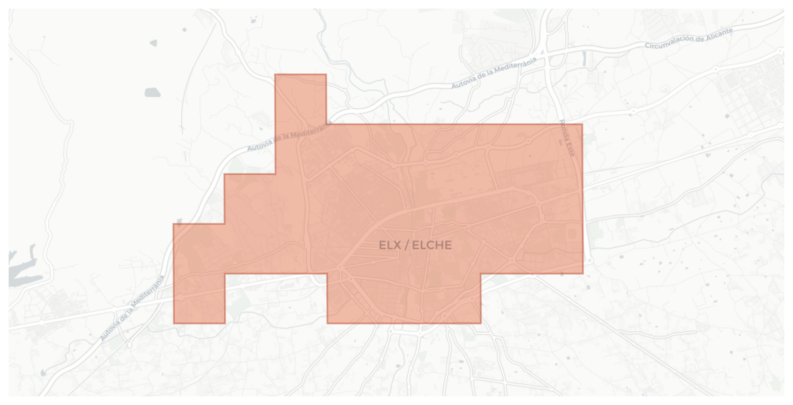 Elx / Elche geographic map