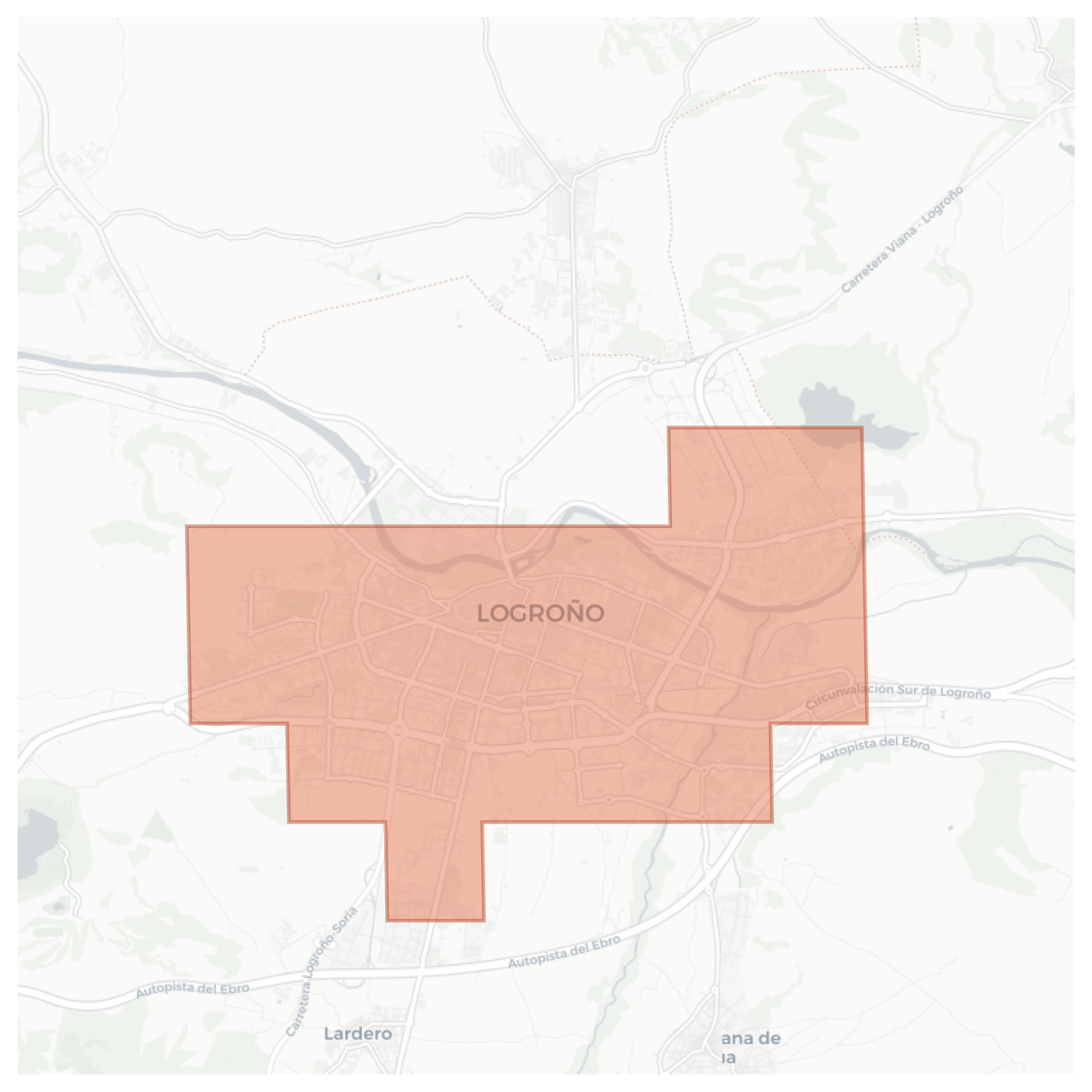 Logroño geographic map
