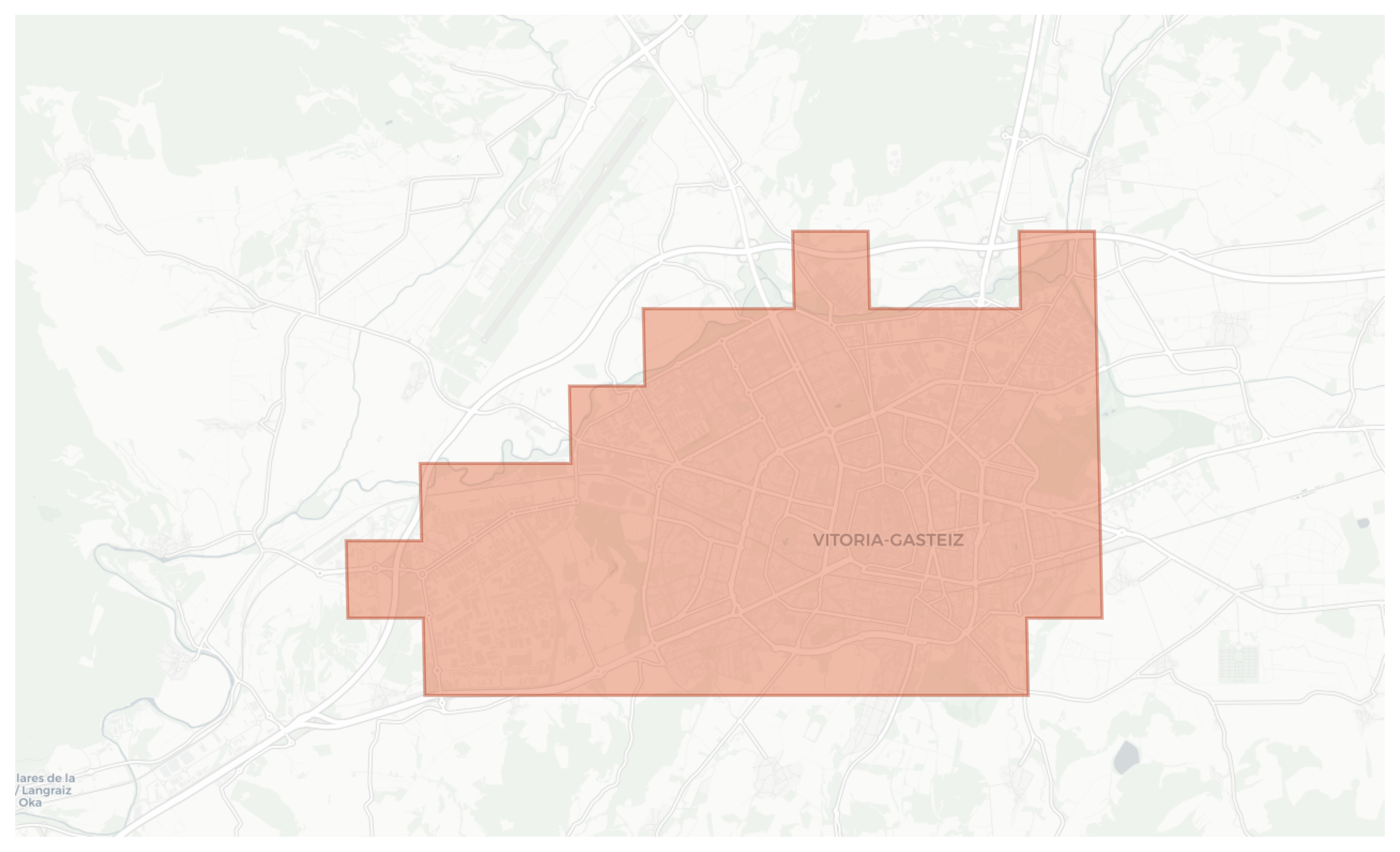 Vitoria-Gasteiz geographic map