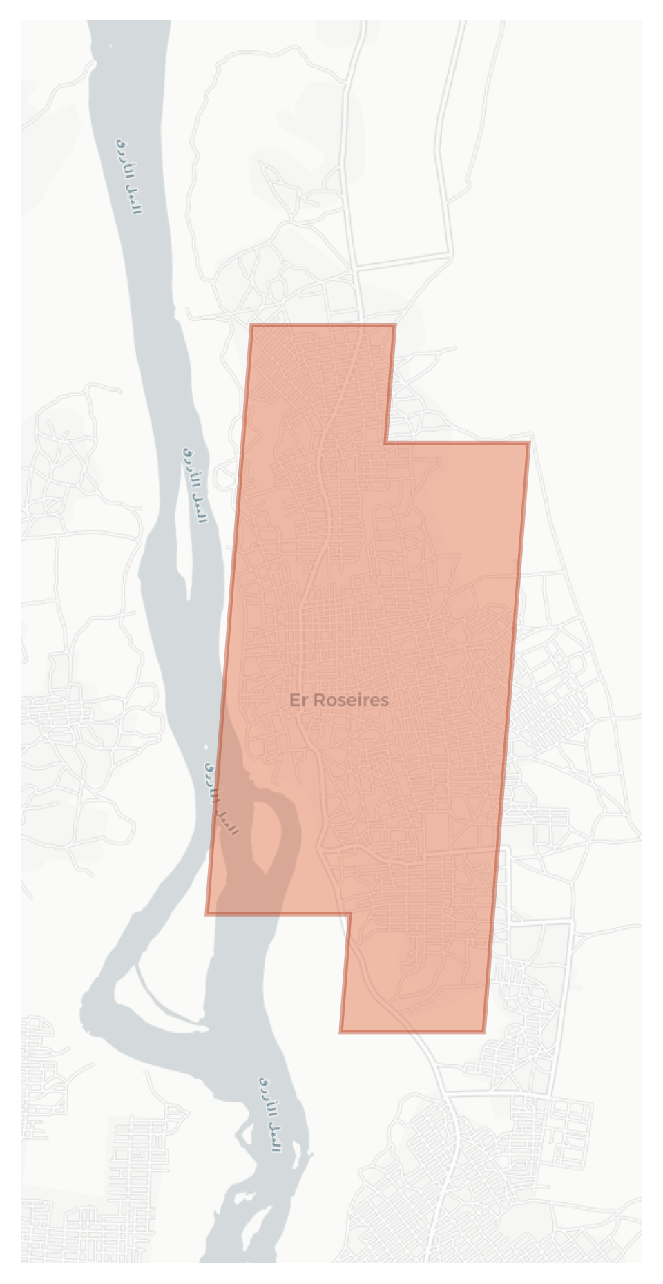 Er Roseires geographic map
