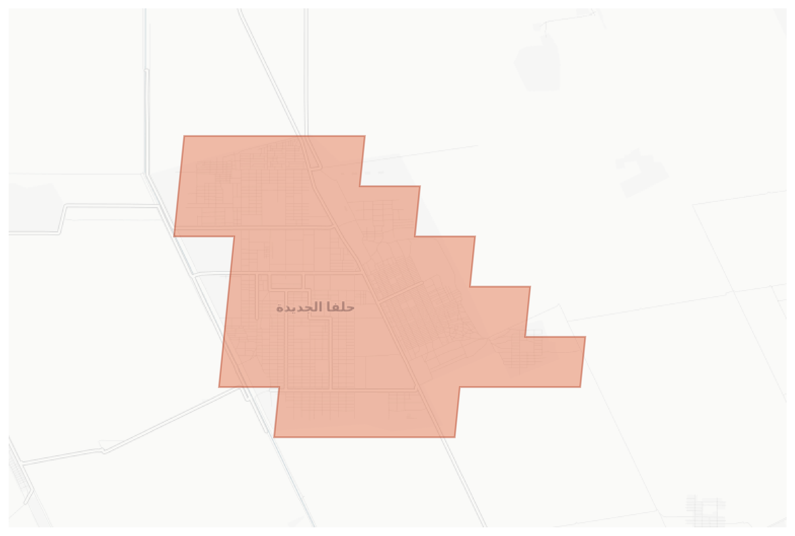 New Halfa geographic map