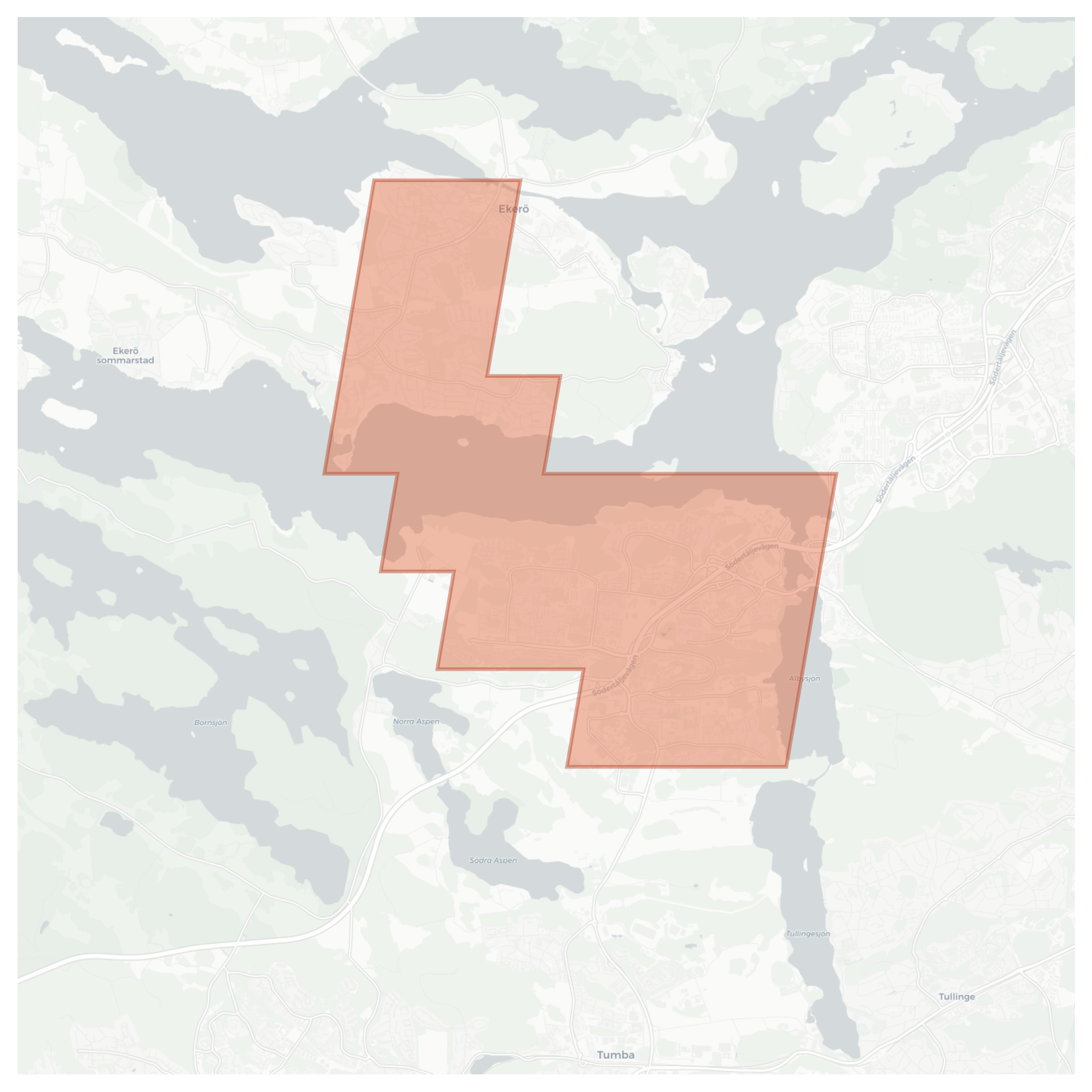 Ekerö geographic map