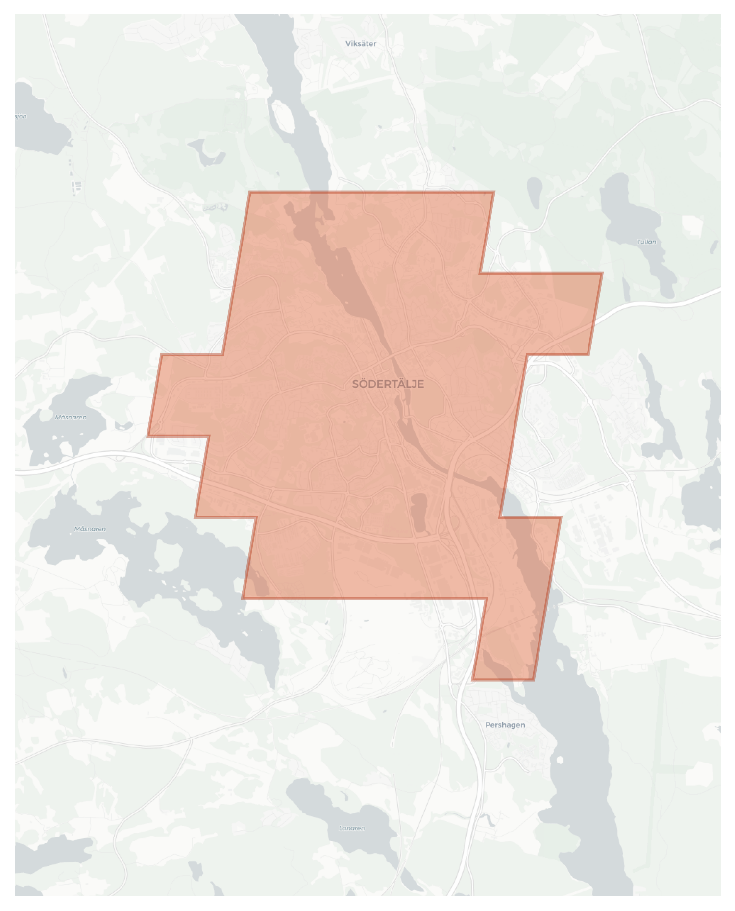 Södertälje geographic map
