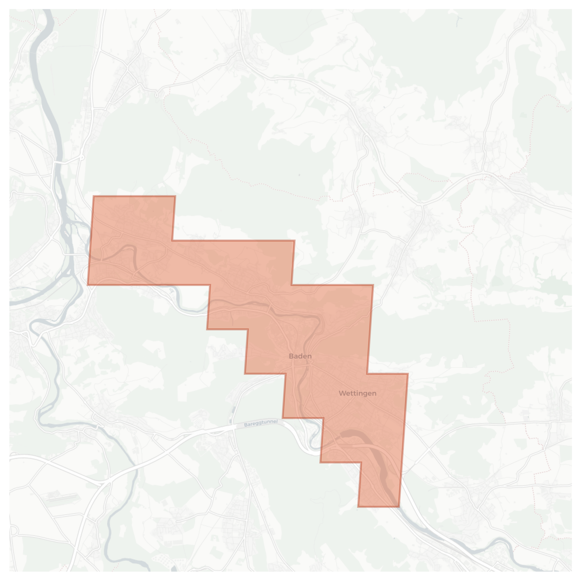 Wettingen geographic map