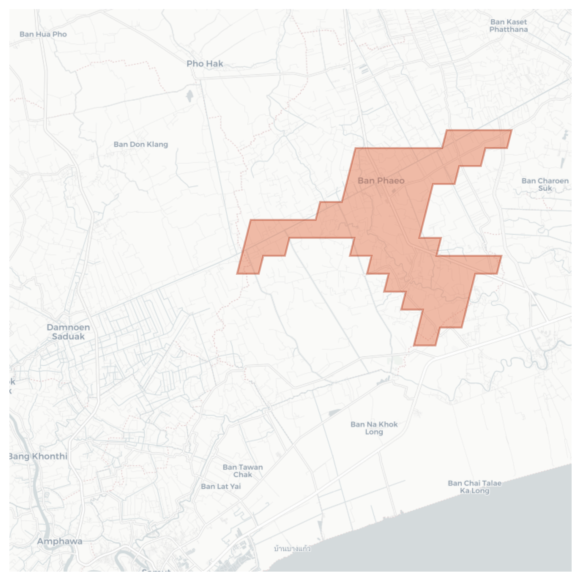 Ban Phaeo geographic map