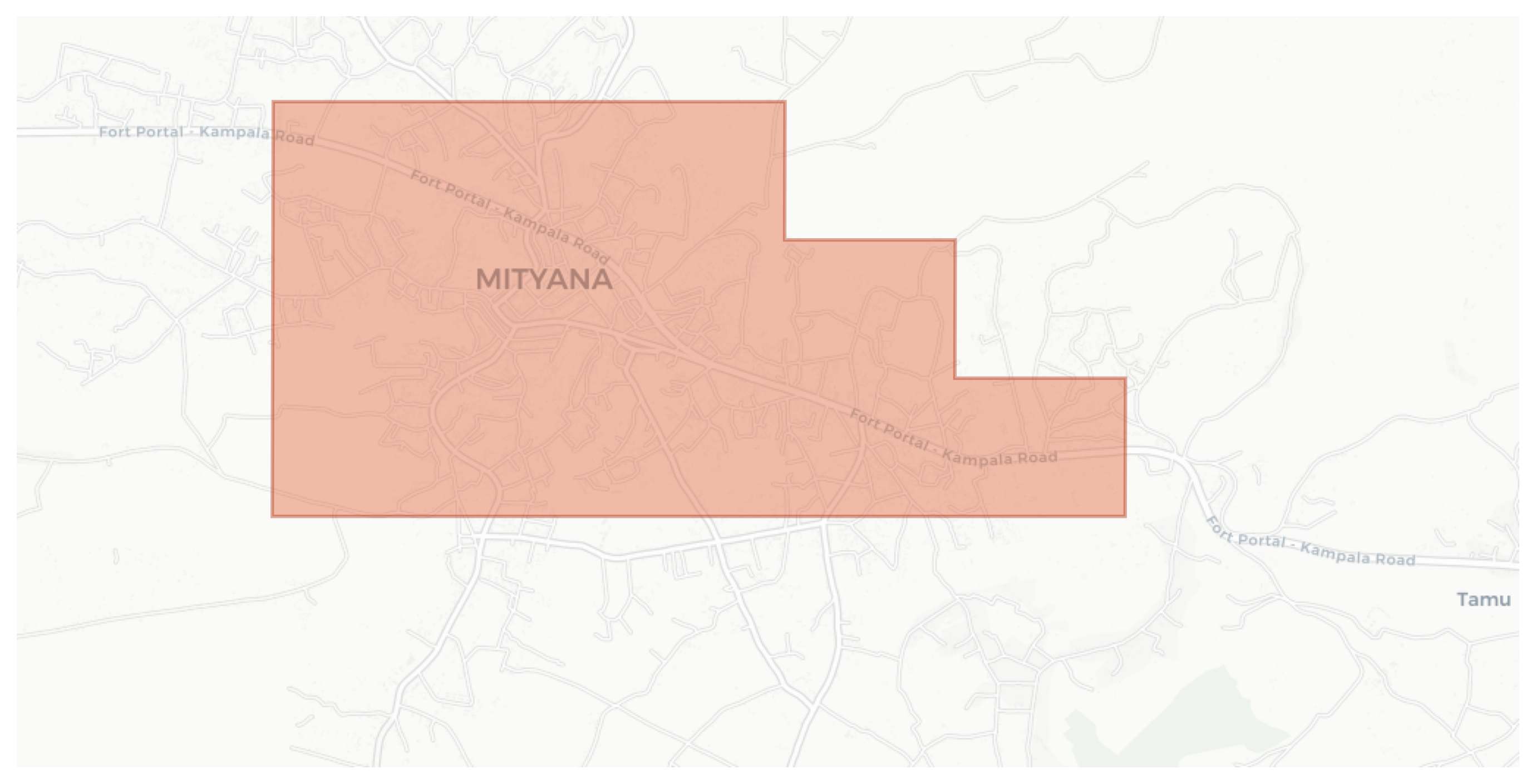 Mityana geographic map