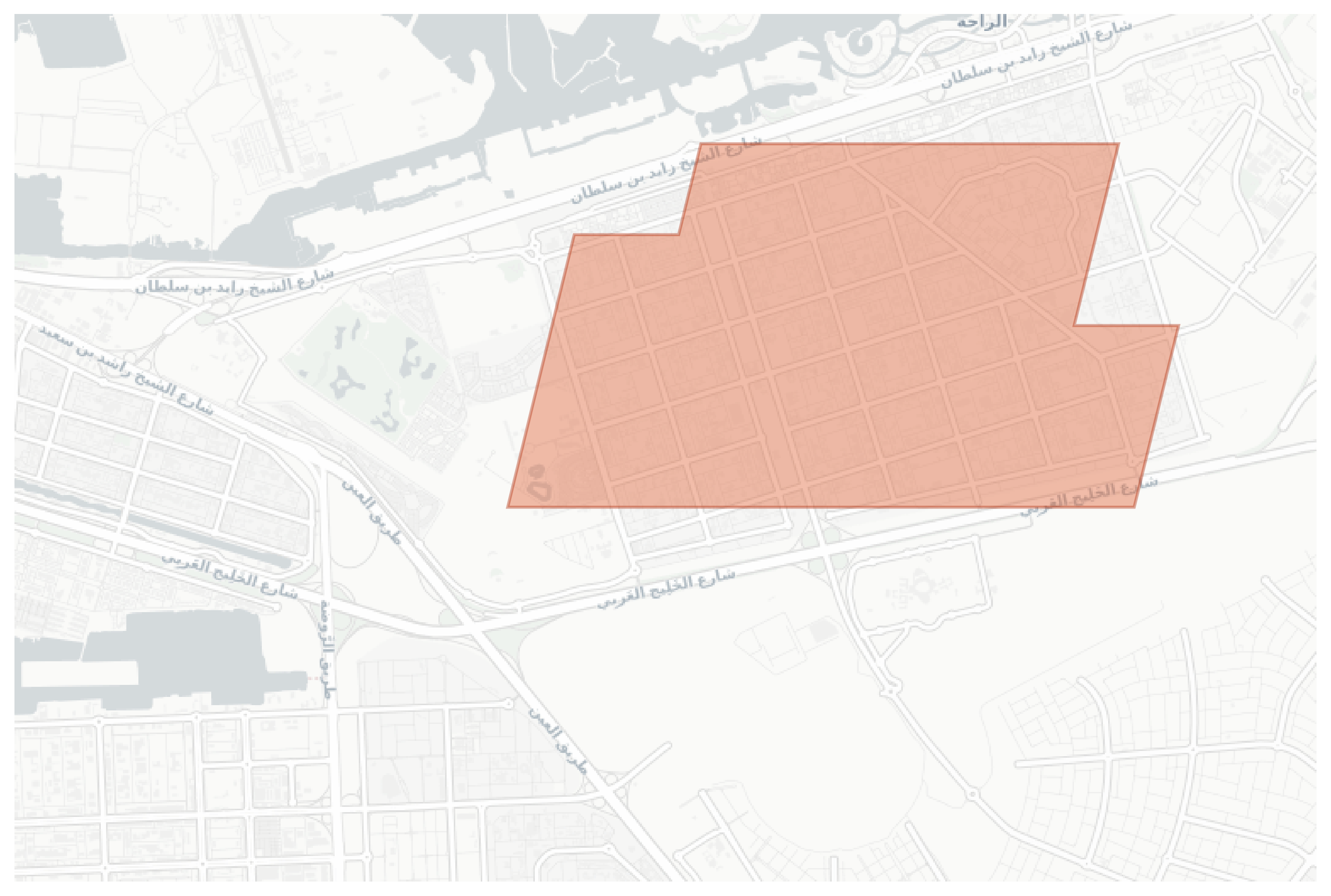 Khalifa City geographic map