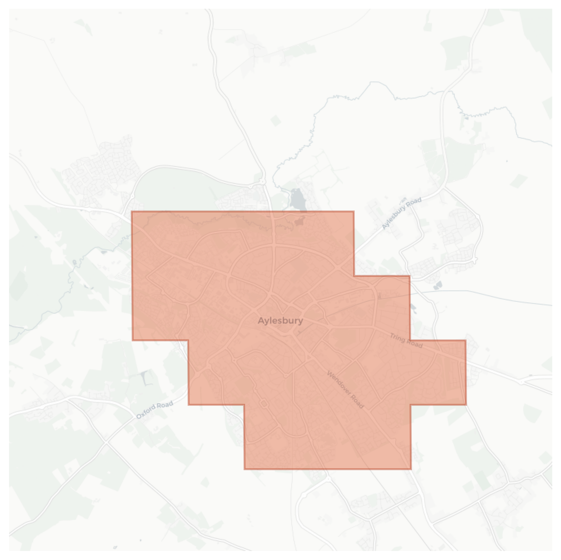 Aylesbury geographic map