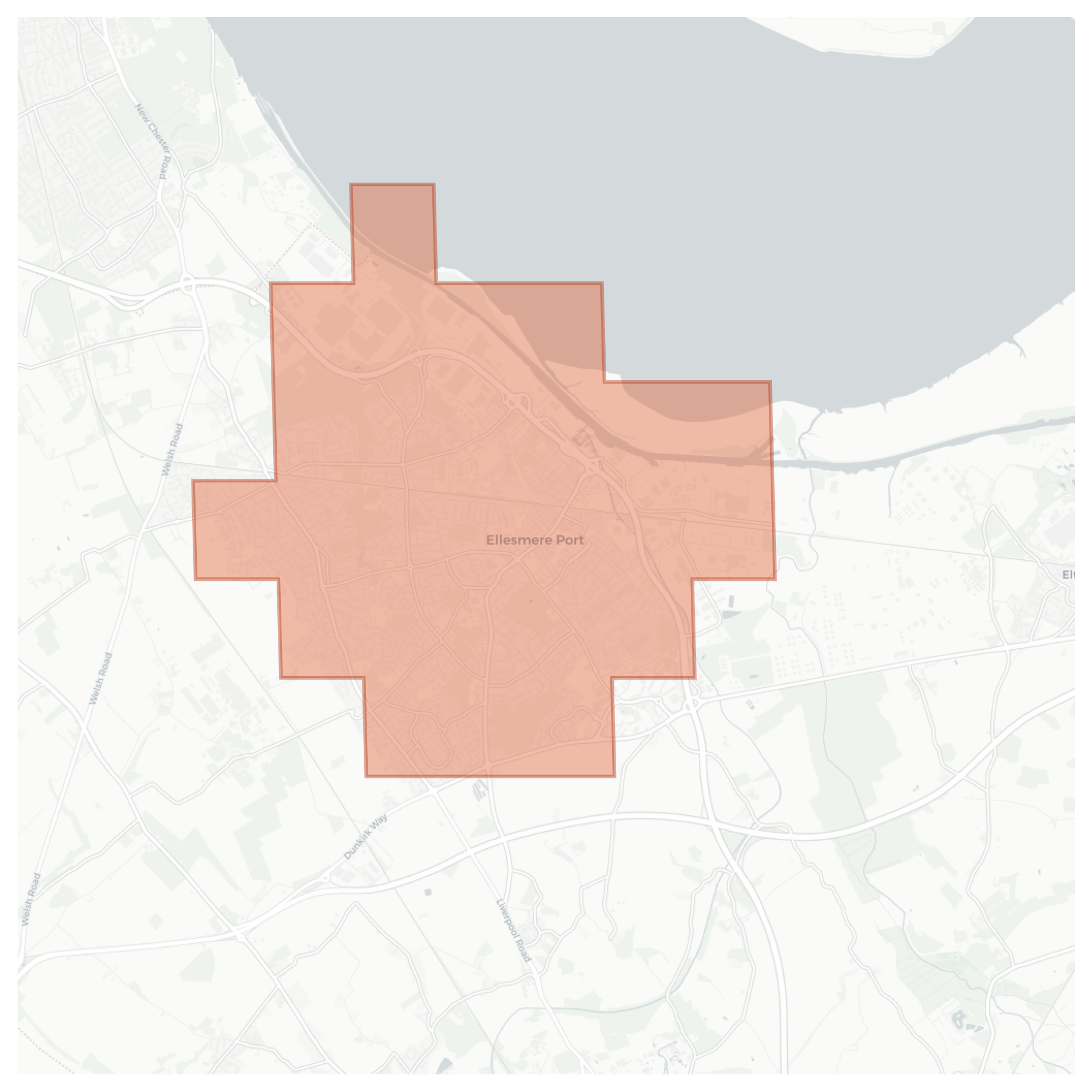 Ellesmere Port geographic map