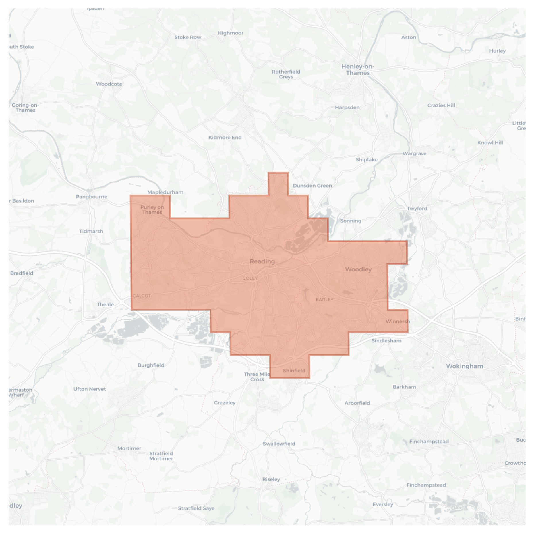 Reading geographic map