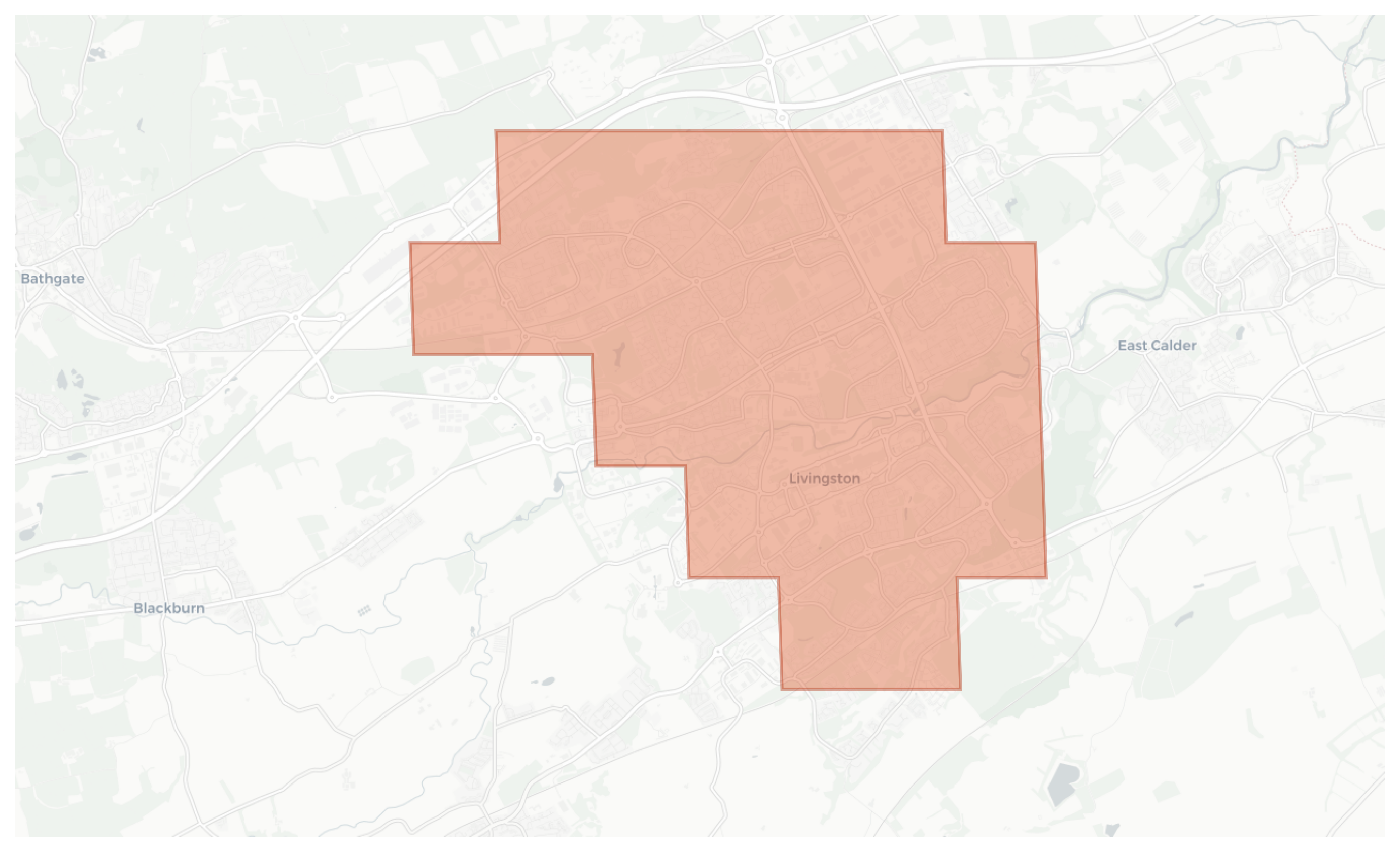 Livingston geographic map