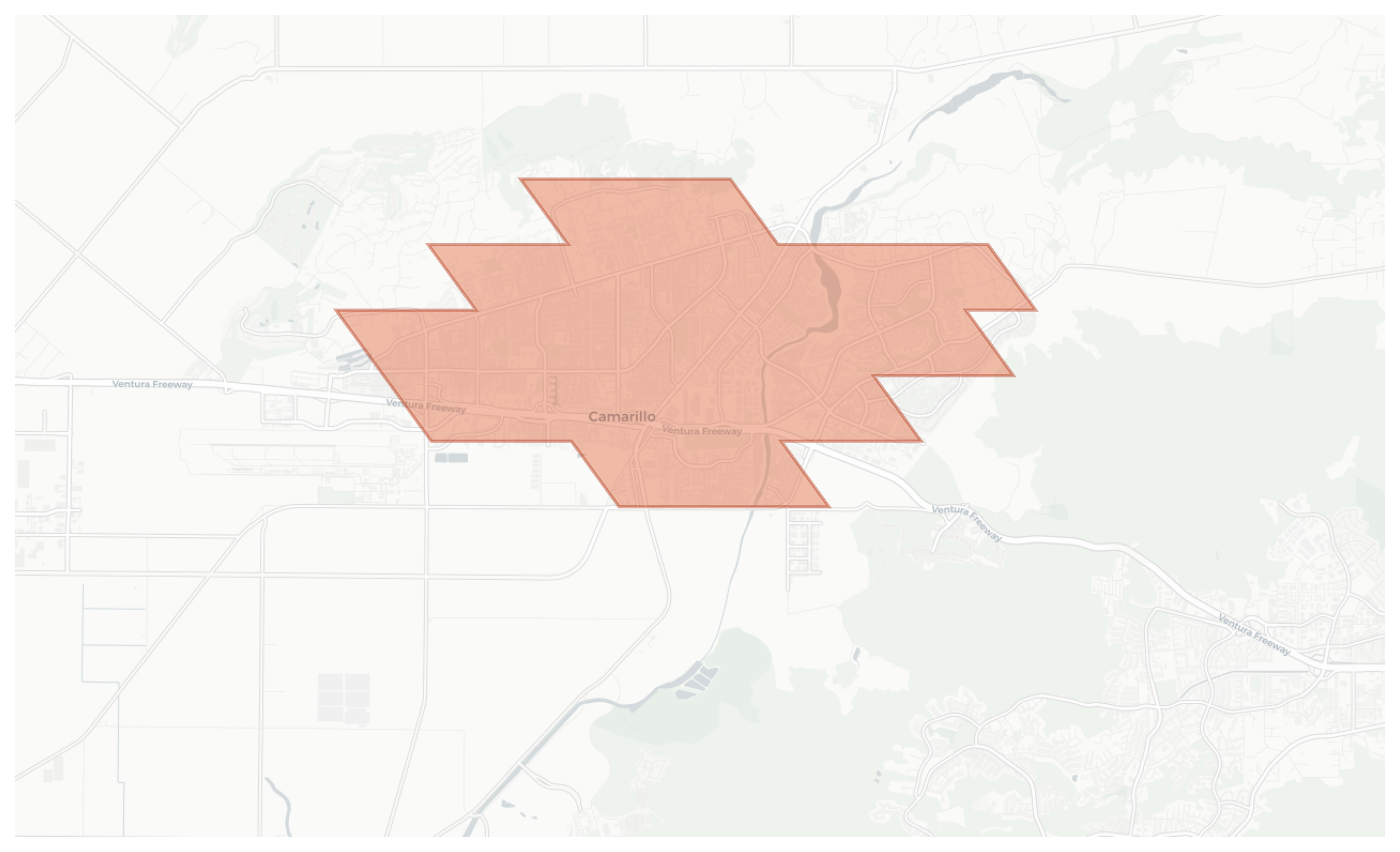 Camarillo geographic map