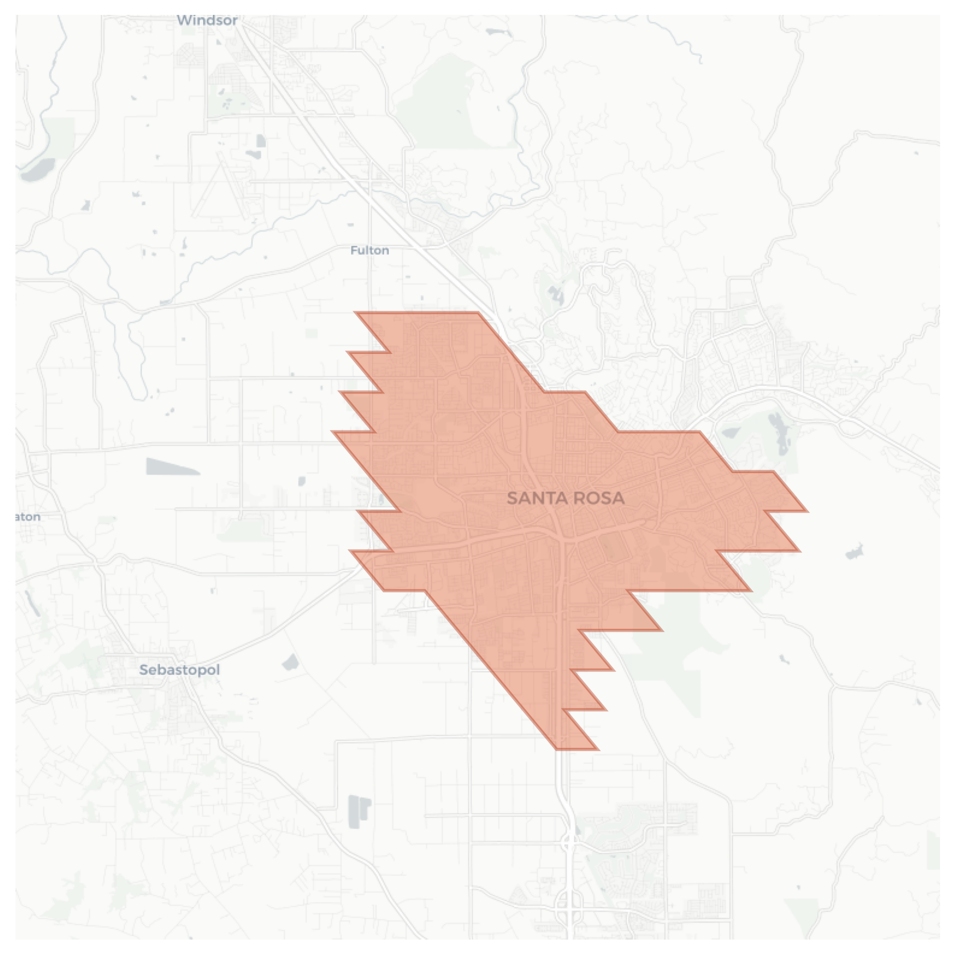 Santa Rosa geographic map