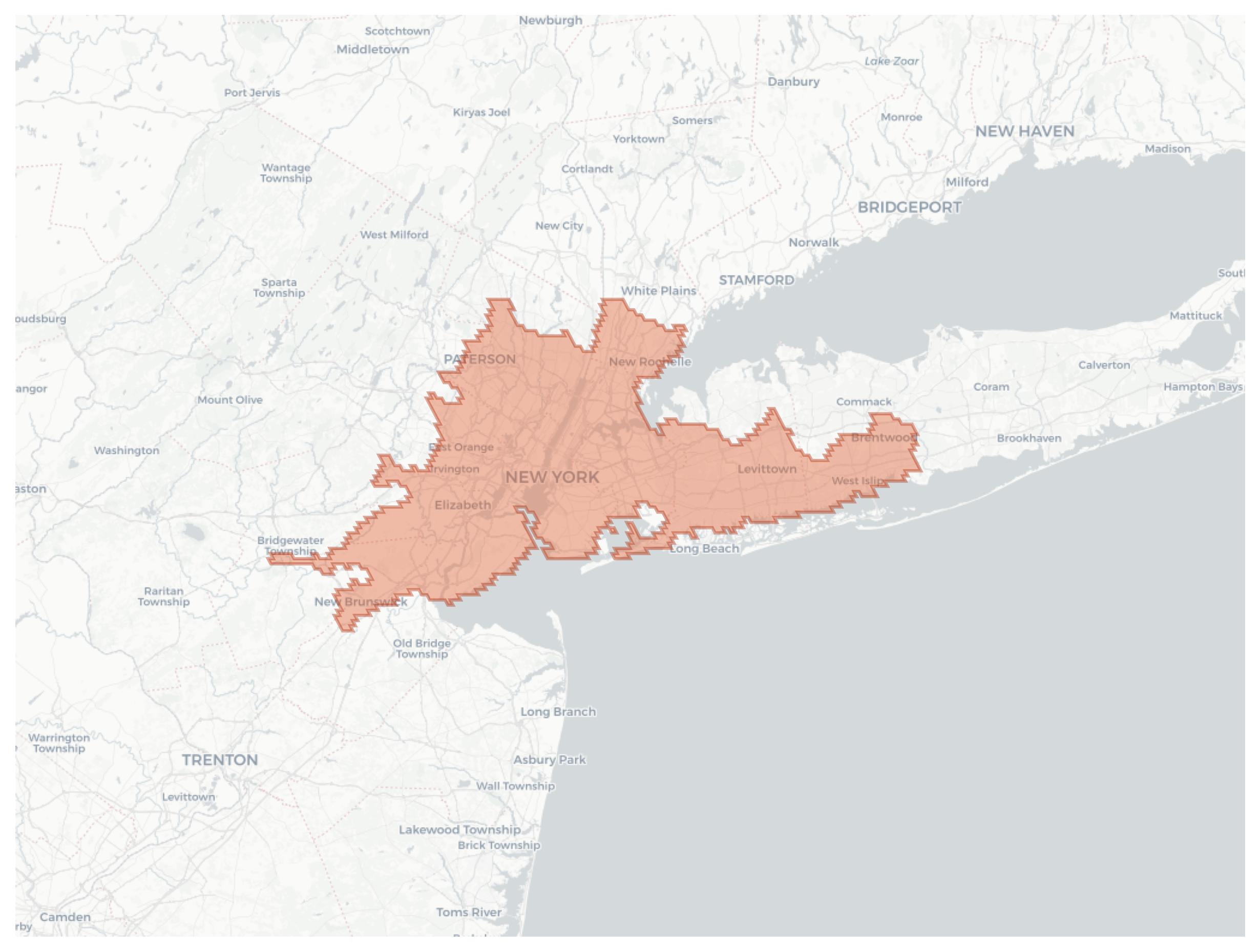 New York City geographic map