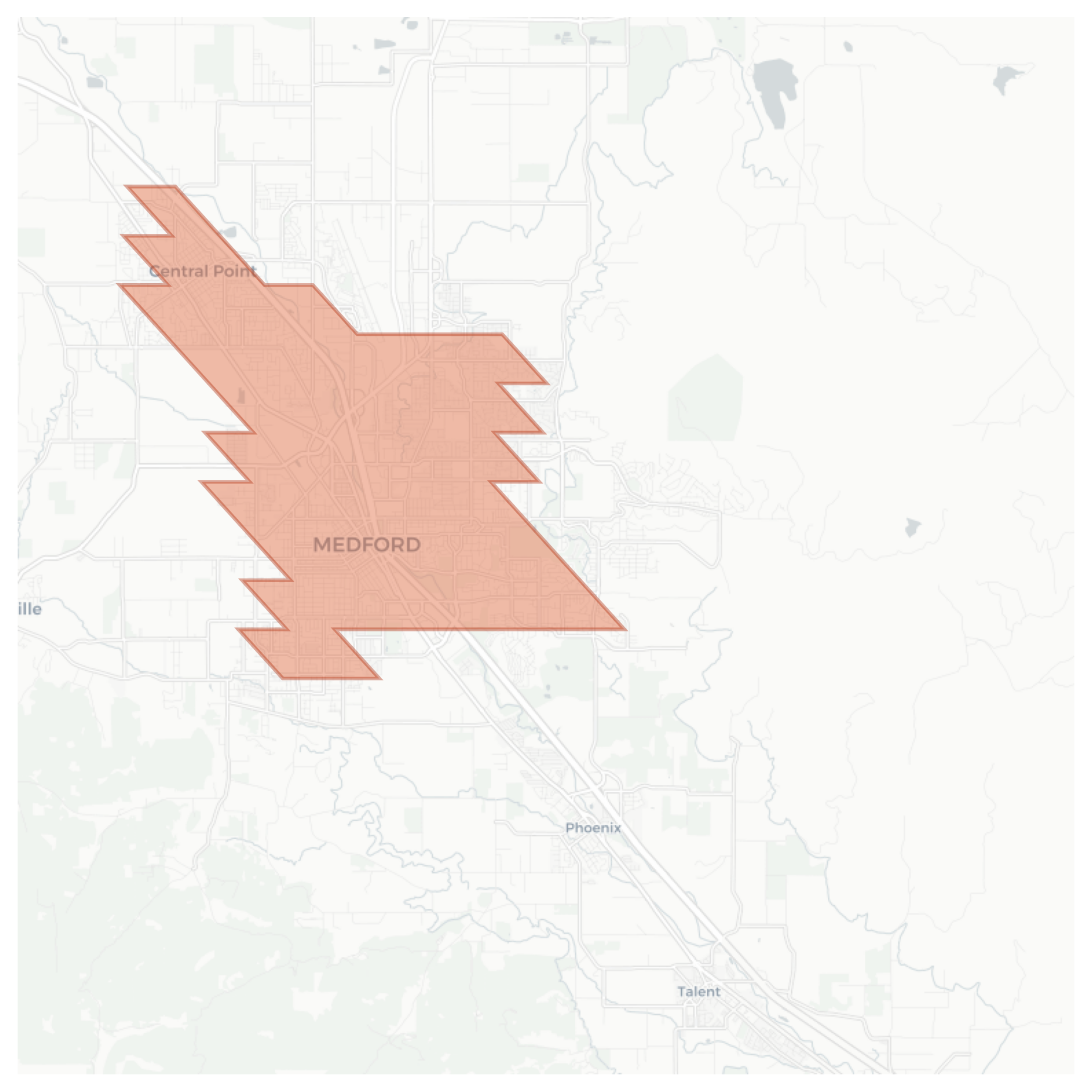 Medford geographic map