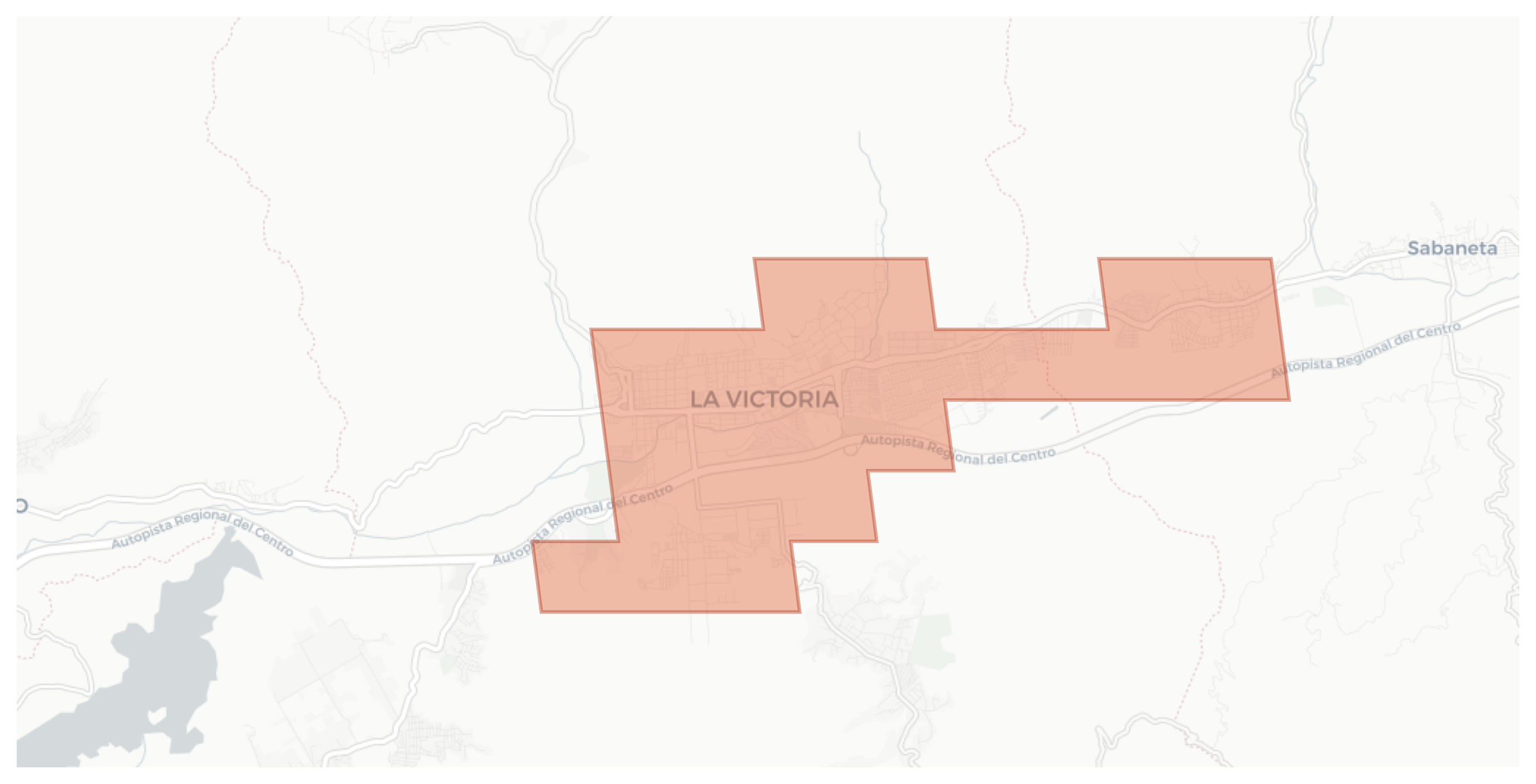 La Victoria geographic map