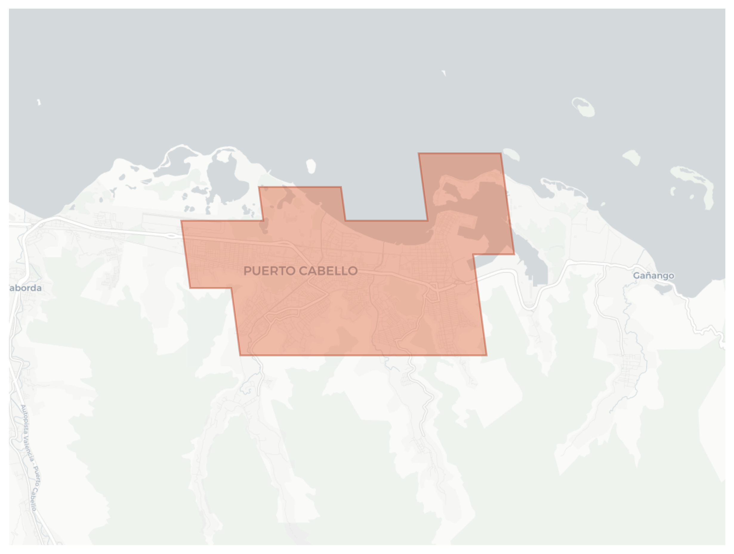 Puerto Cabello geographic map