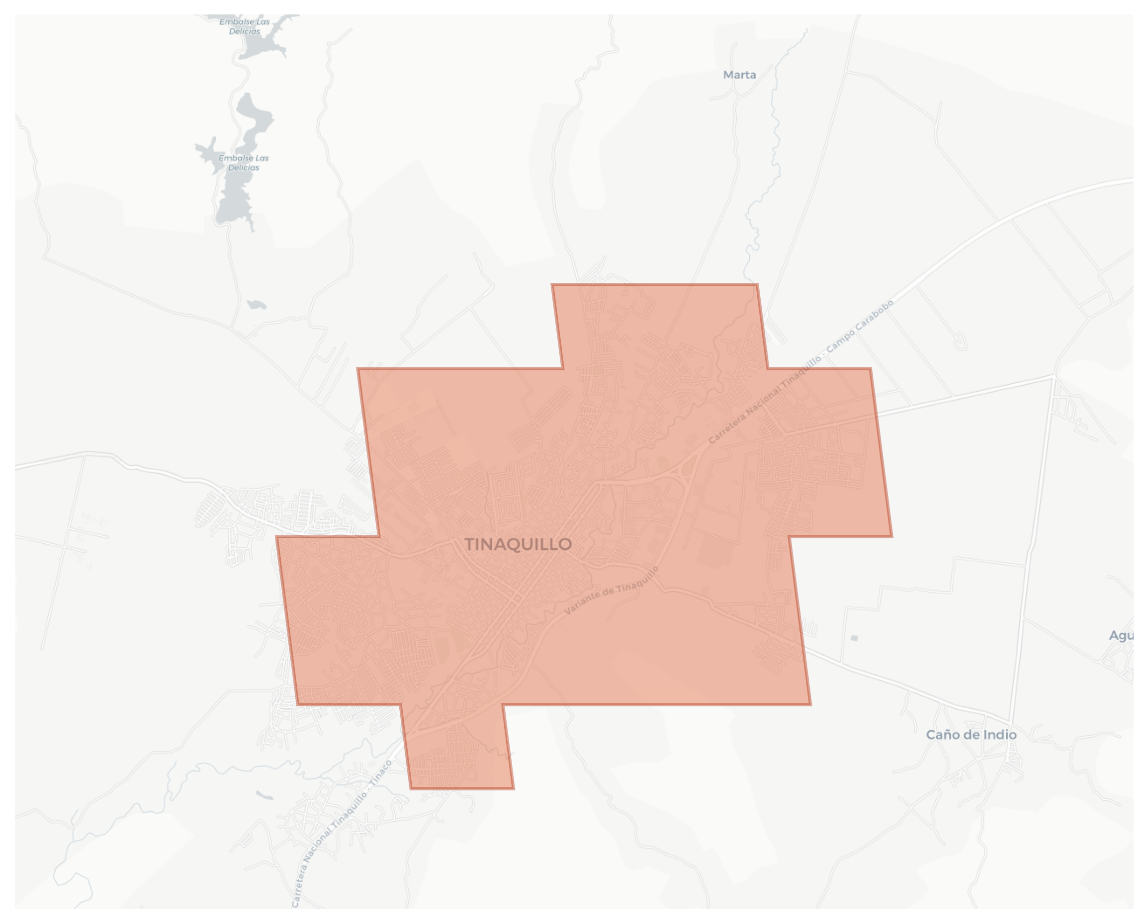 Tinaquillo geographic map