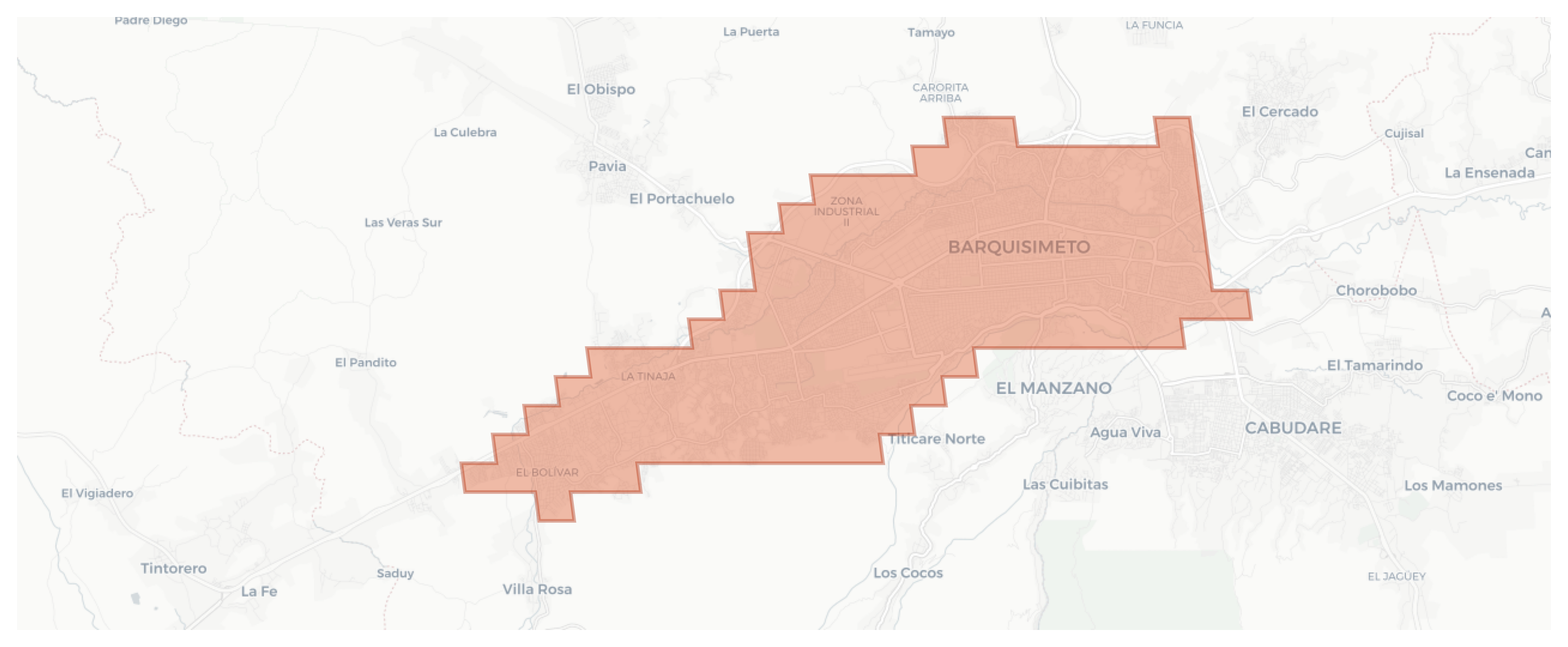 Barquisimeto geographic map