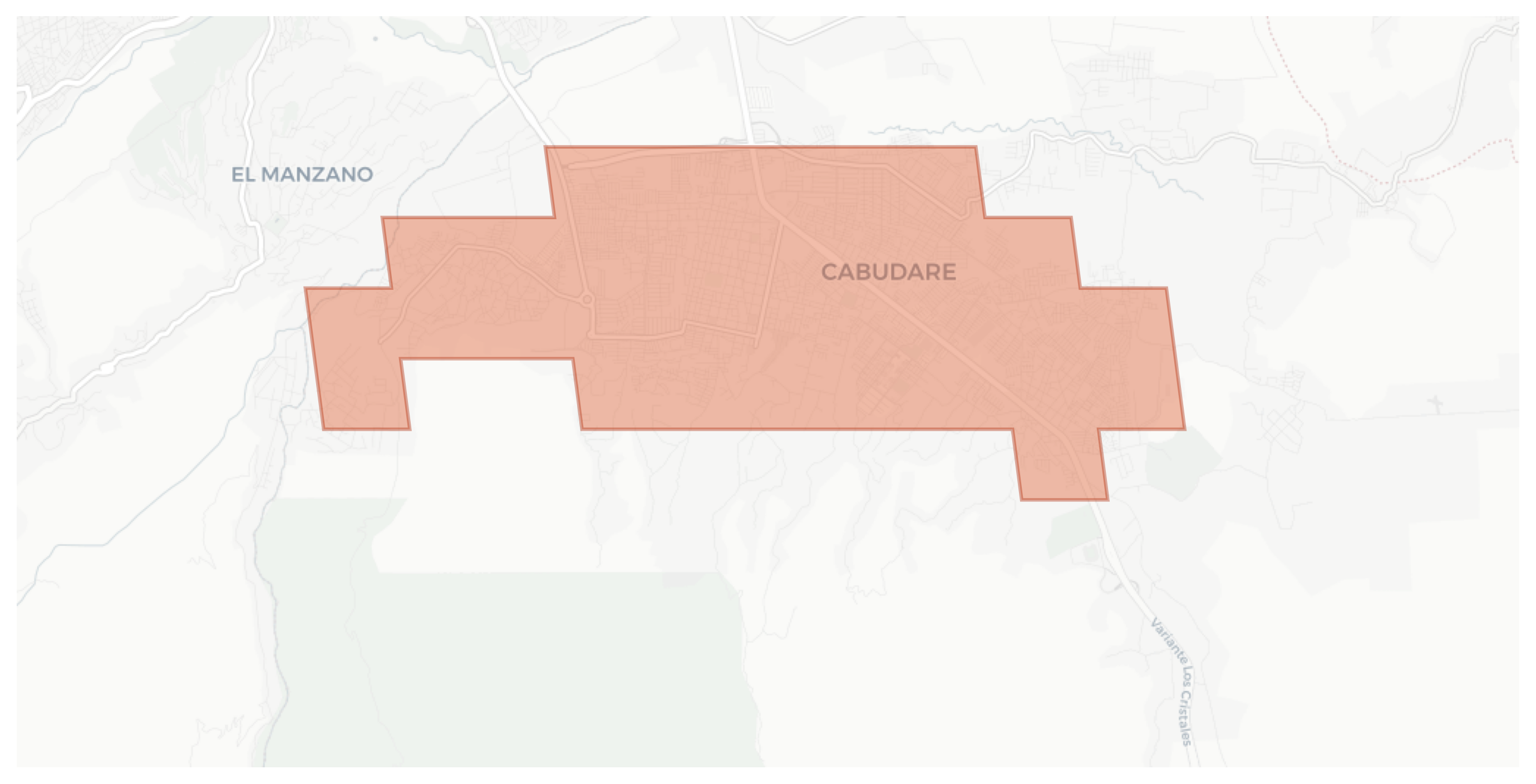 Cabudare geographic map