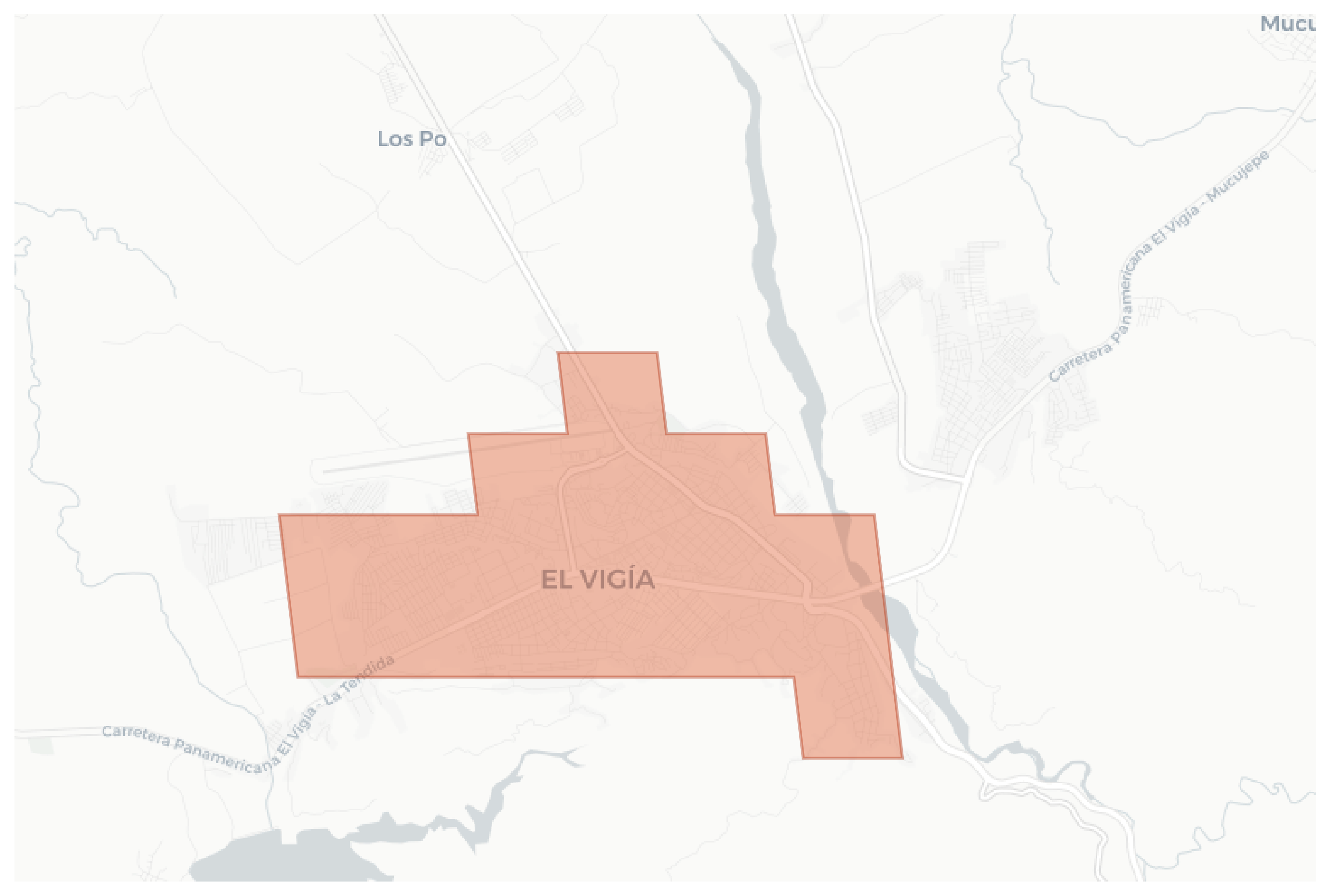 El Vigía geographic map