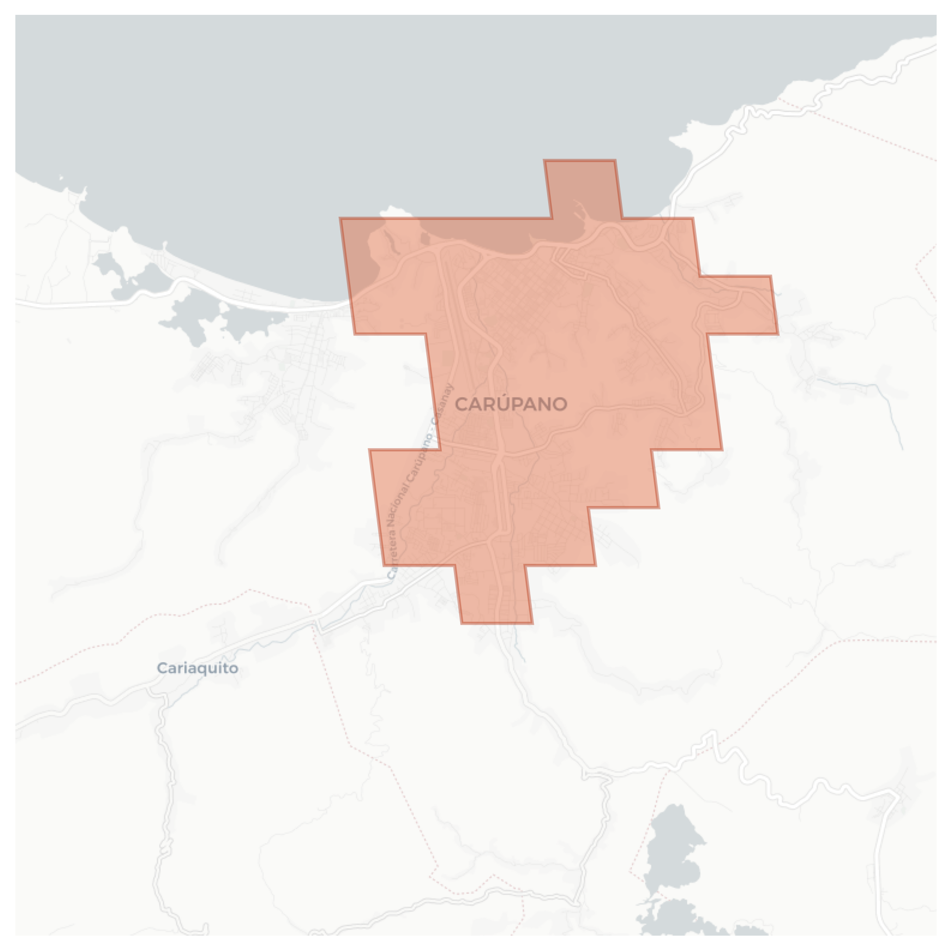 Carúpano geographic map