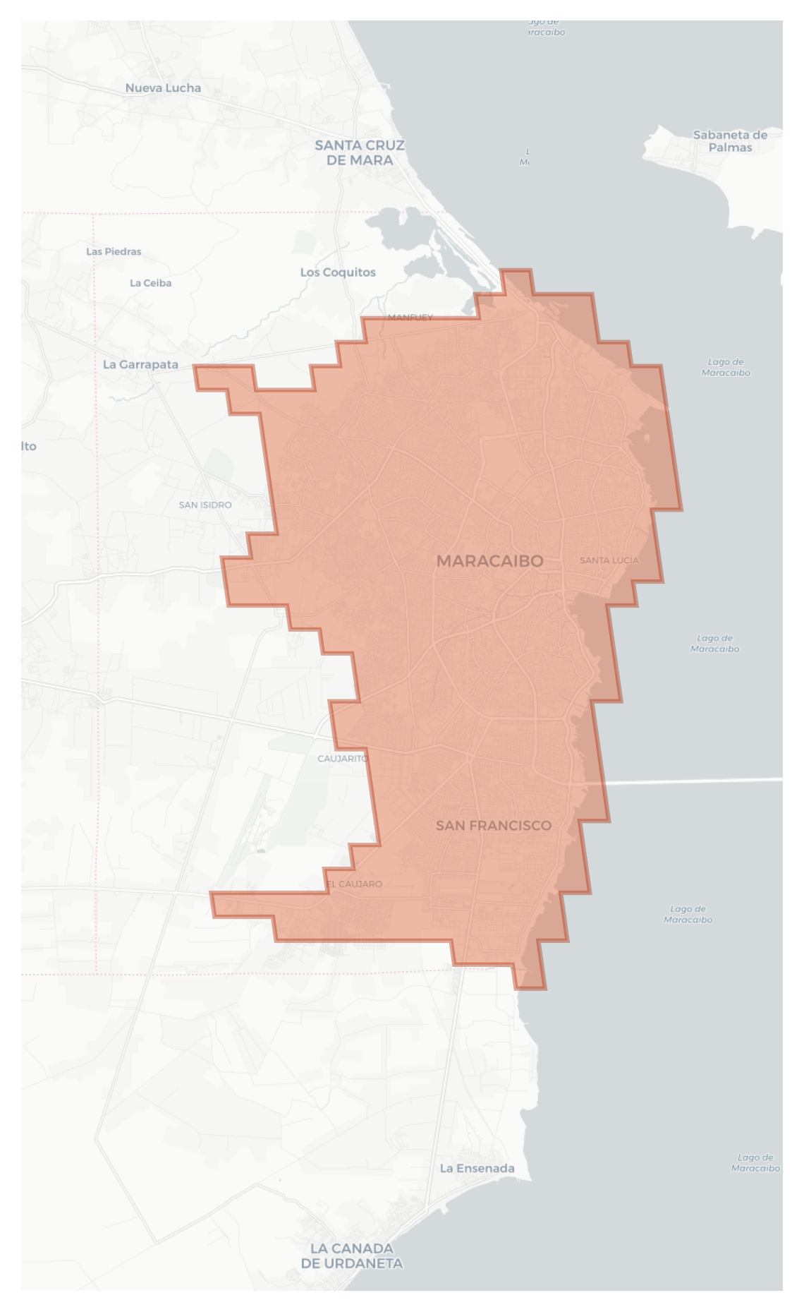 Maracaibo geographic map