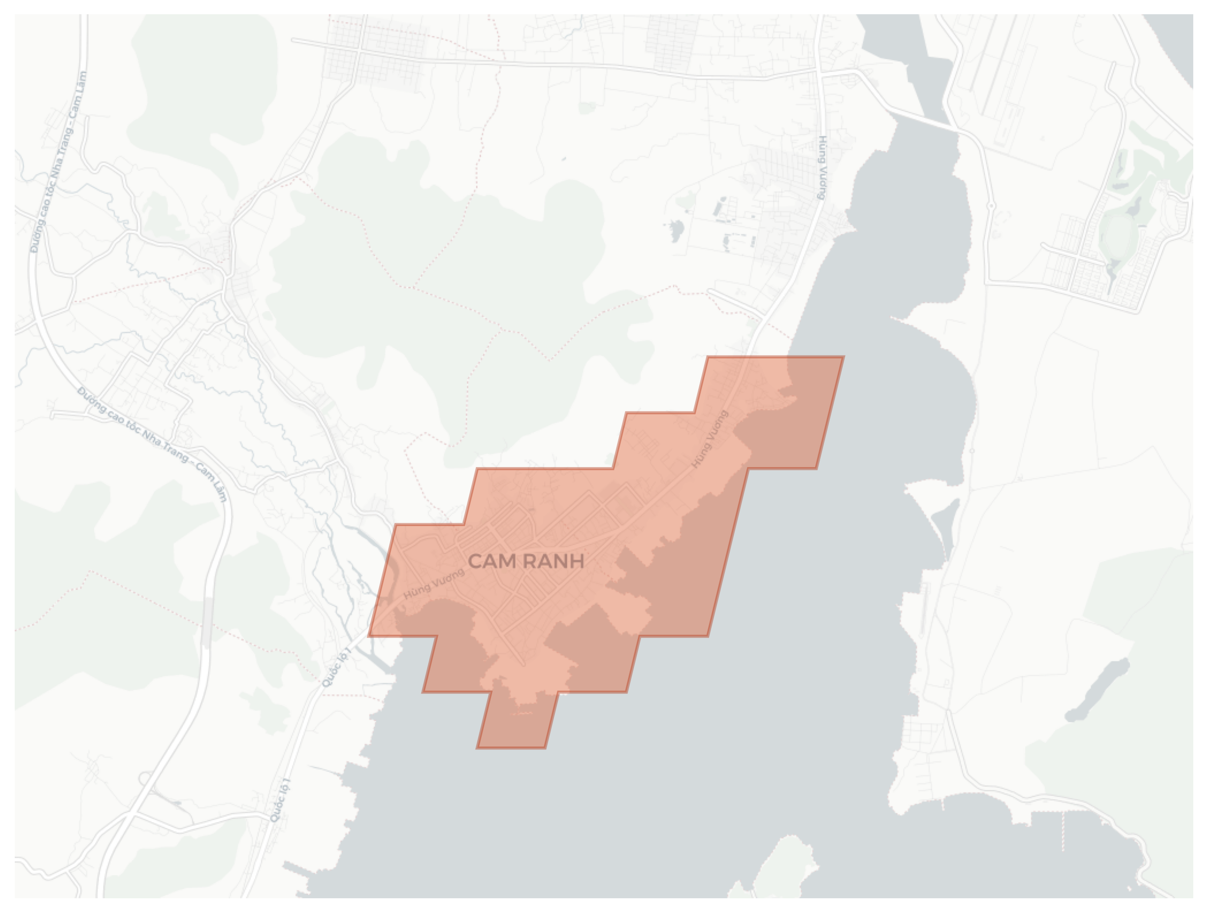 Cam Ranh geographic map